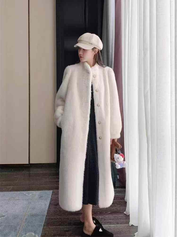 エコファーハイネックロングコート | 詳細画像2