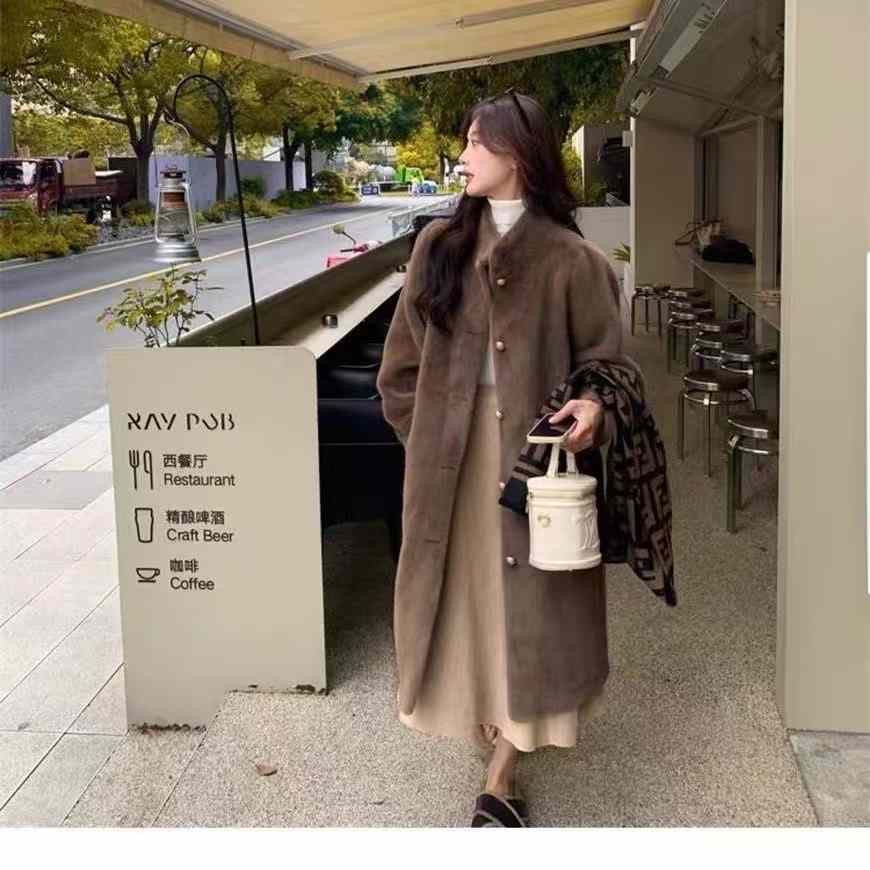 エコファーハイネックロングコート | 詳細画像7