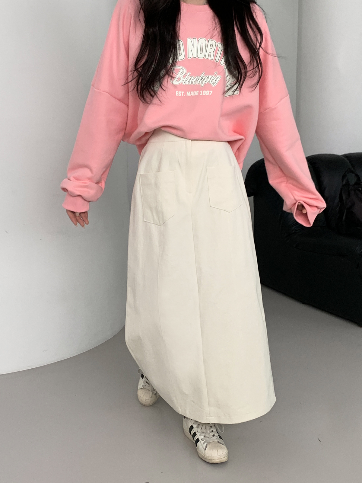 アウトポケットロングスカート | 詳細画像2