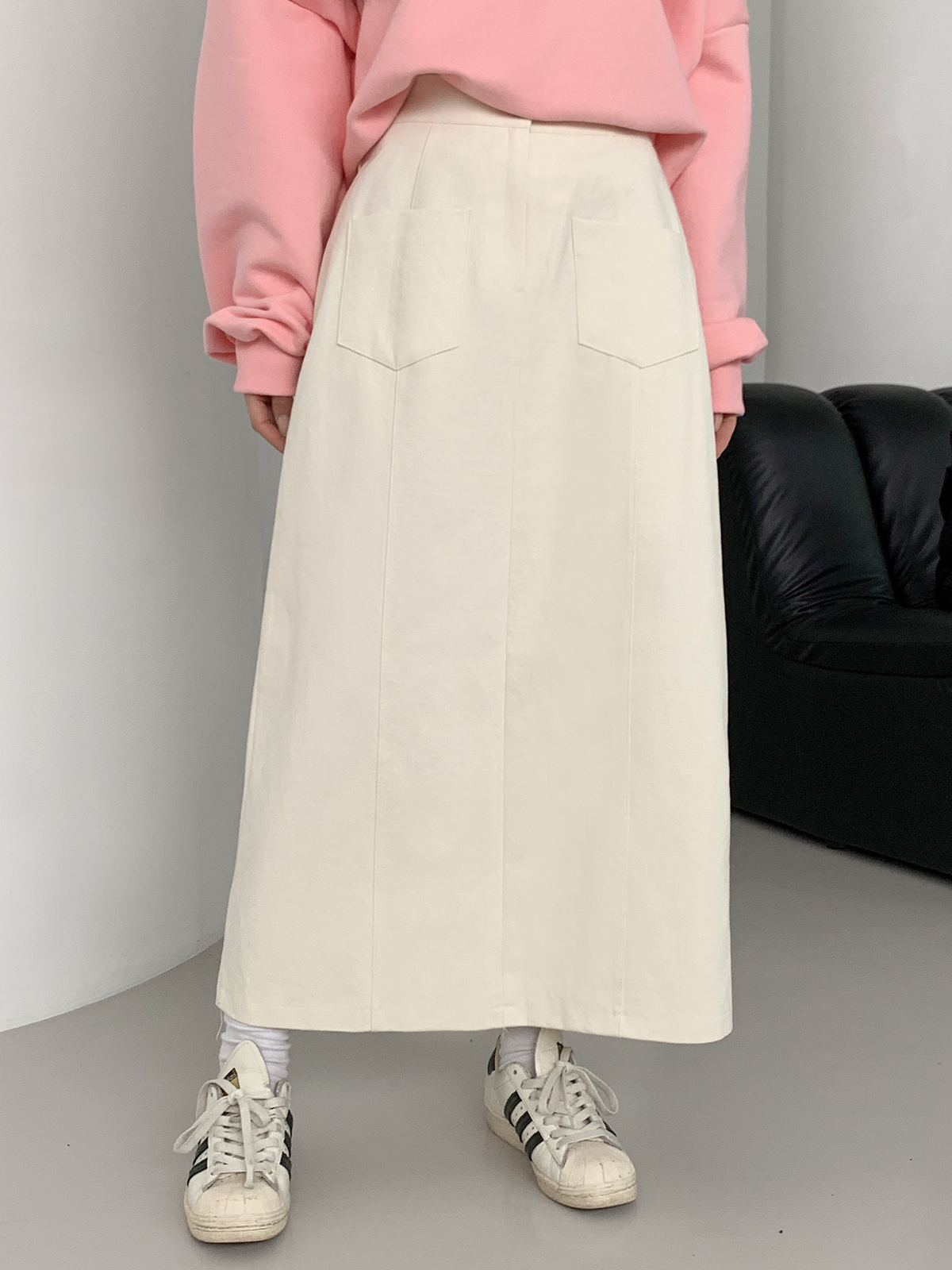 アウトポケットロングスカート | 詳細画像4