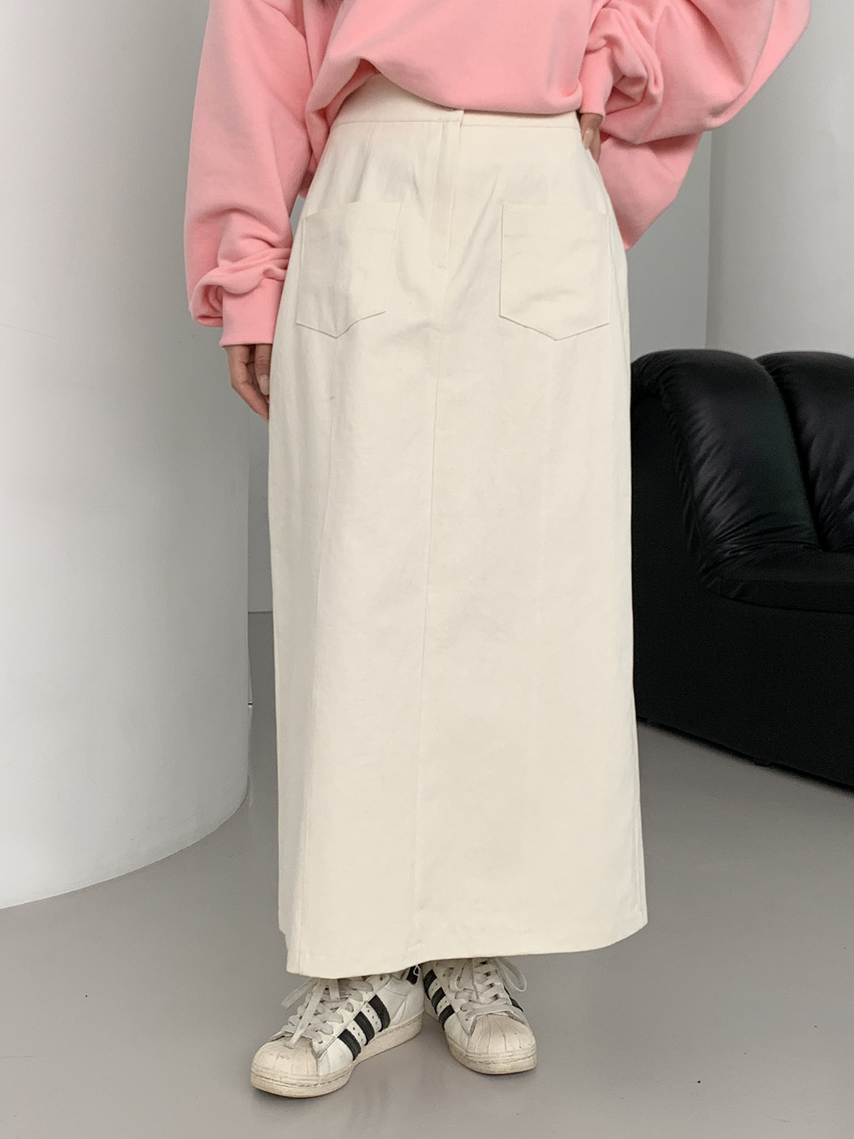 アウトポケットロングスカート | 詳細画像8