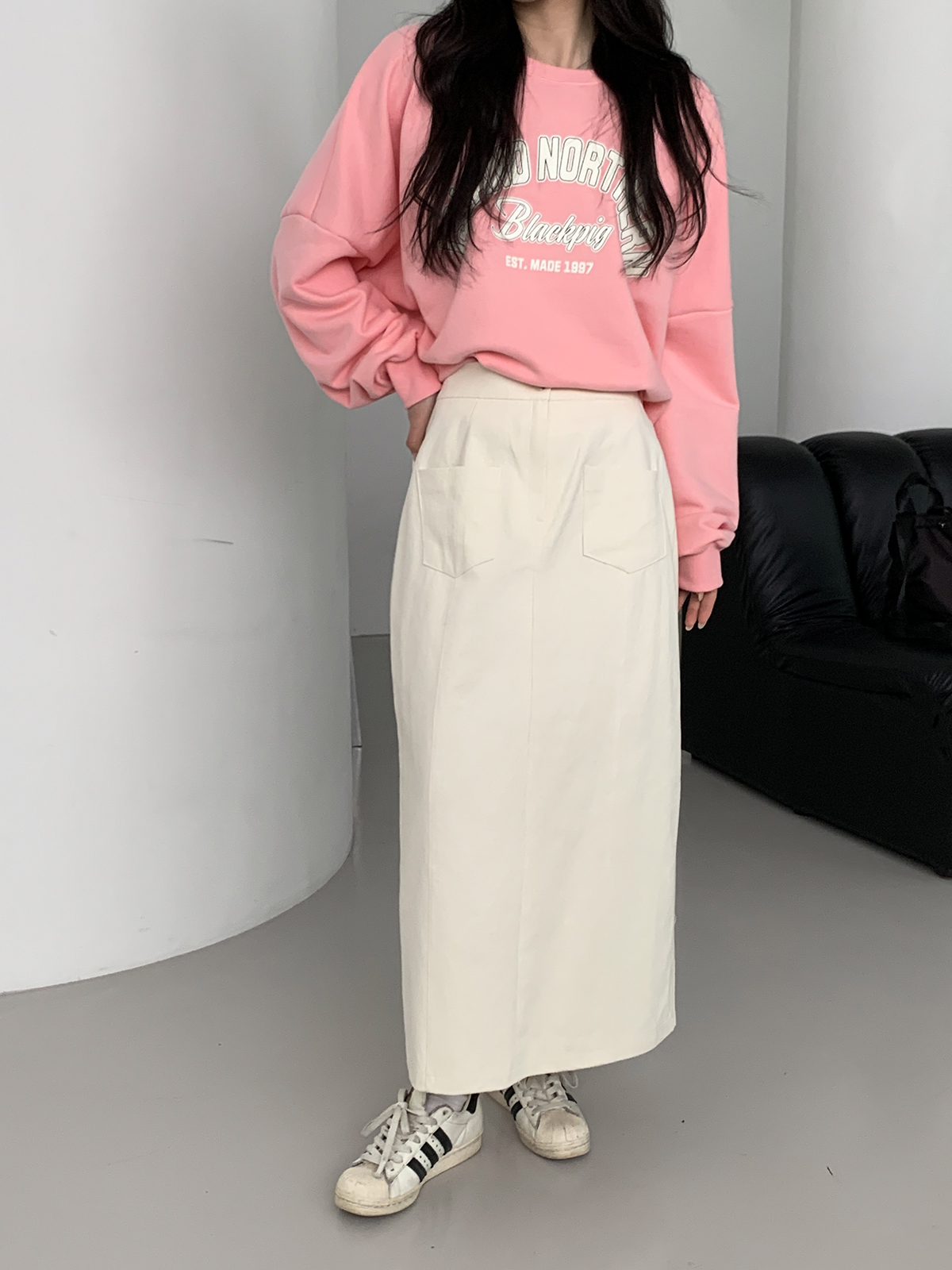 アウトポケットロングスカート | 詳細画像3