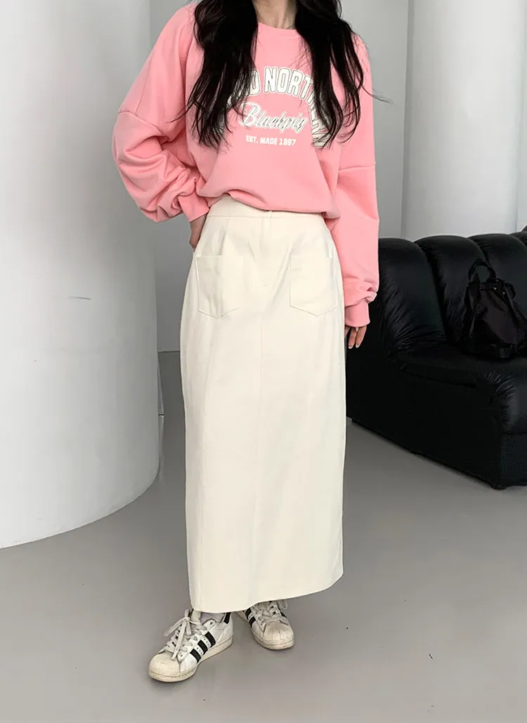 アウトポケットロングスカート | 詳細画像1