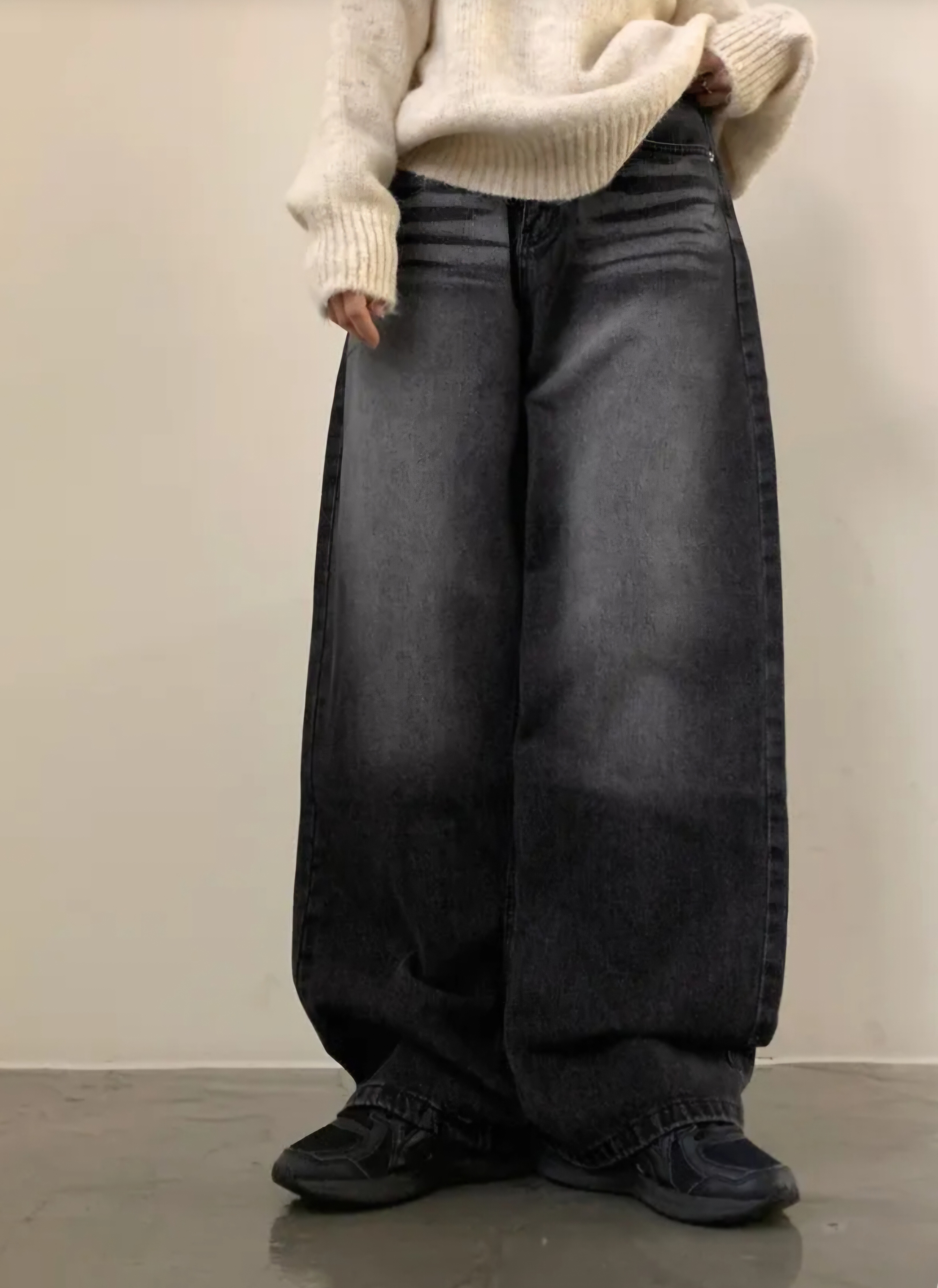 リンクルウォッシングワイドデニムパンツ | 詳細画像7