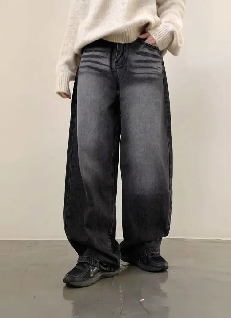 リンクルウォッシングワイドデニムパンツ | 詳細画像1
