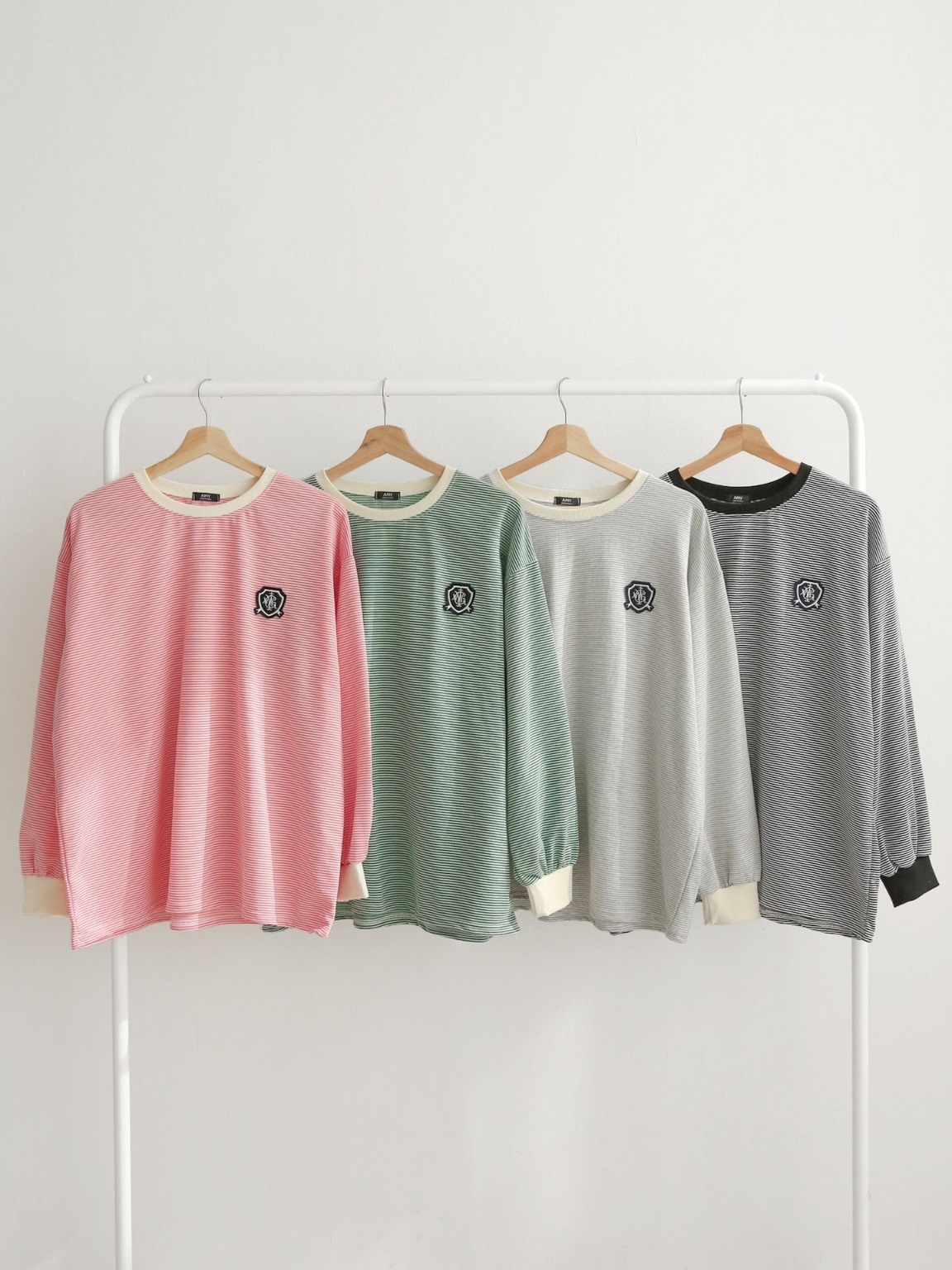 配色エンブレムボーダールーズTシャツ | 詳細画像19