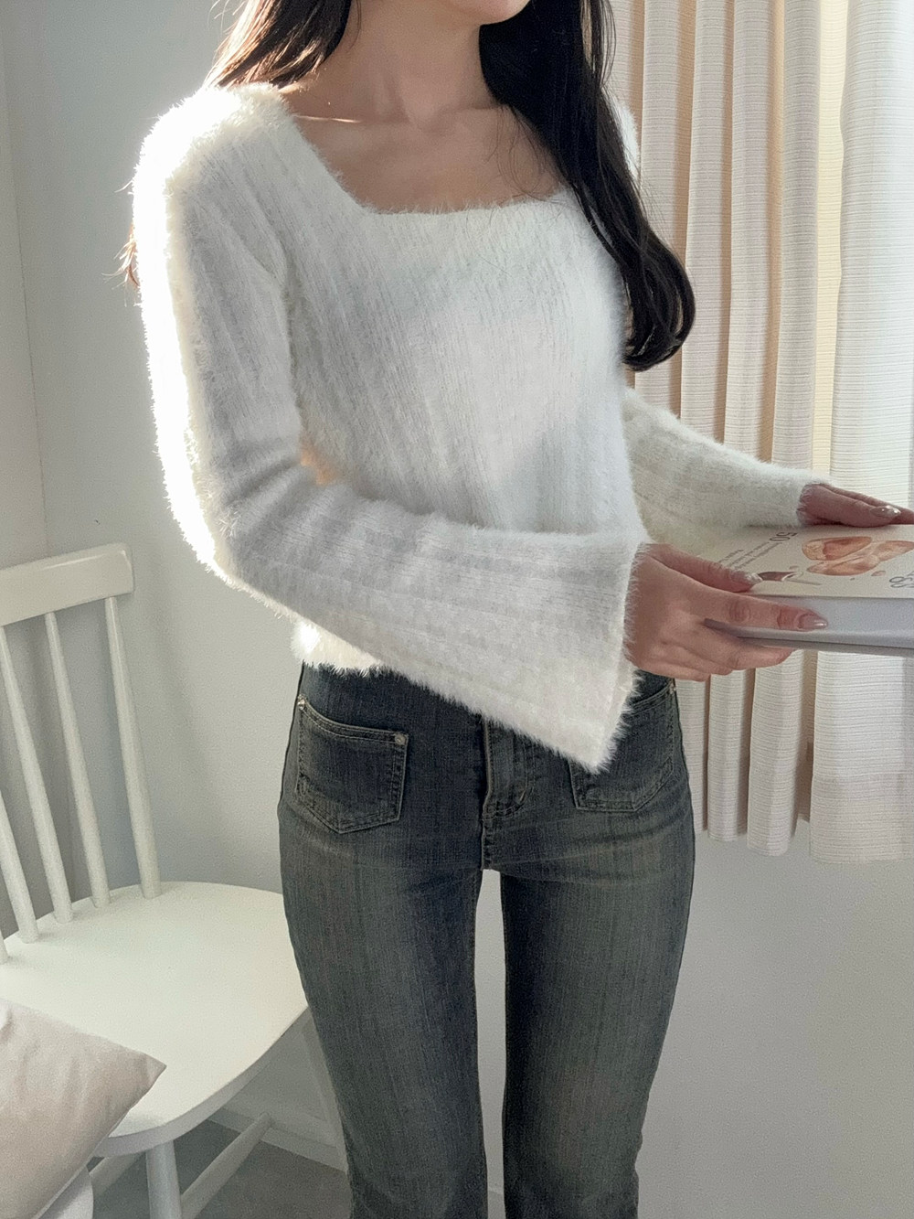 ツーボタンポケットフレアデニムパンツ | 詳細画像10