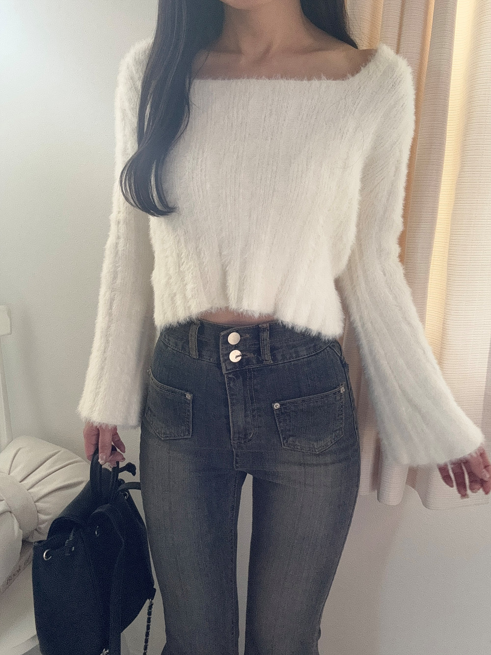 ツーボタンポケットフレアデニムパンツ | 詳細画像23