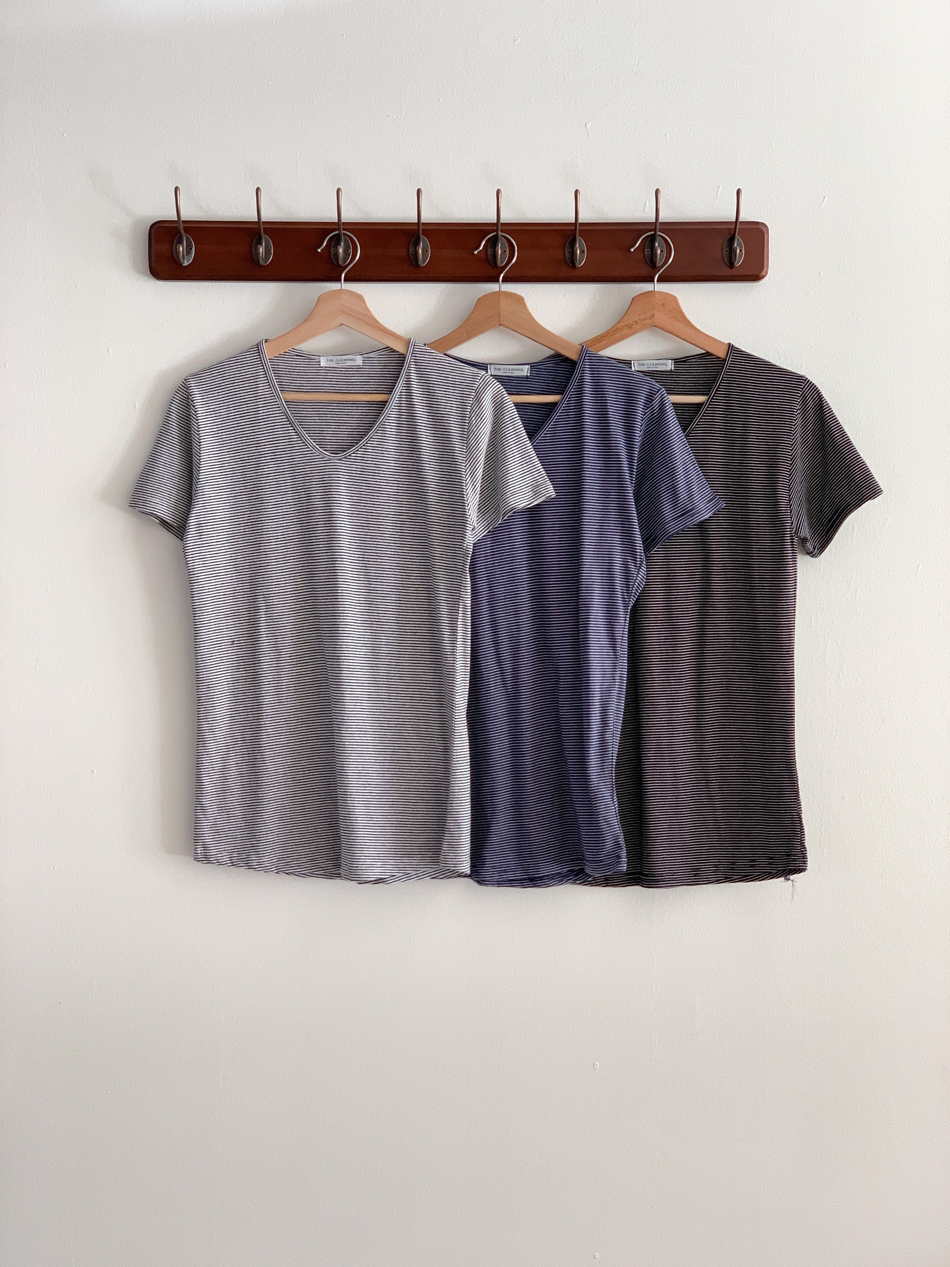 Vネックボーダー半袖Tシャツ | 詳細画像21