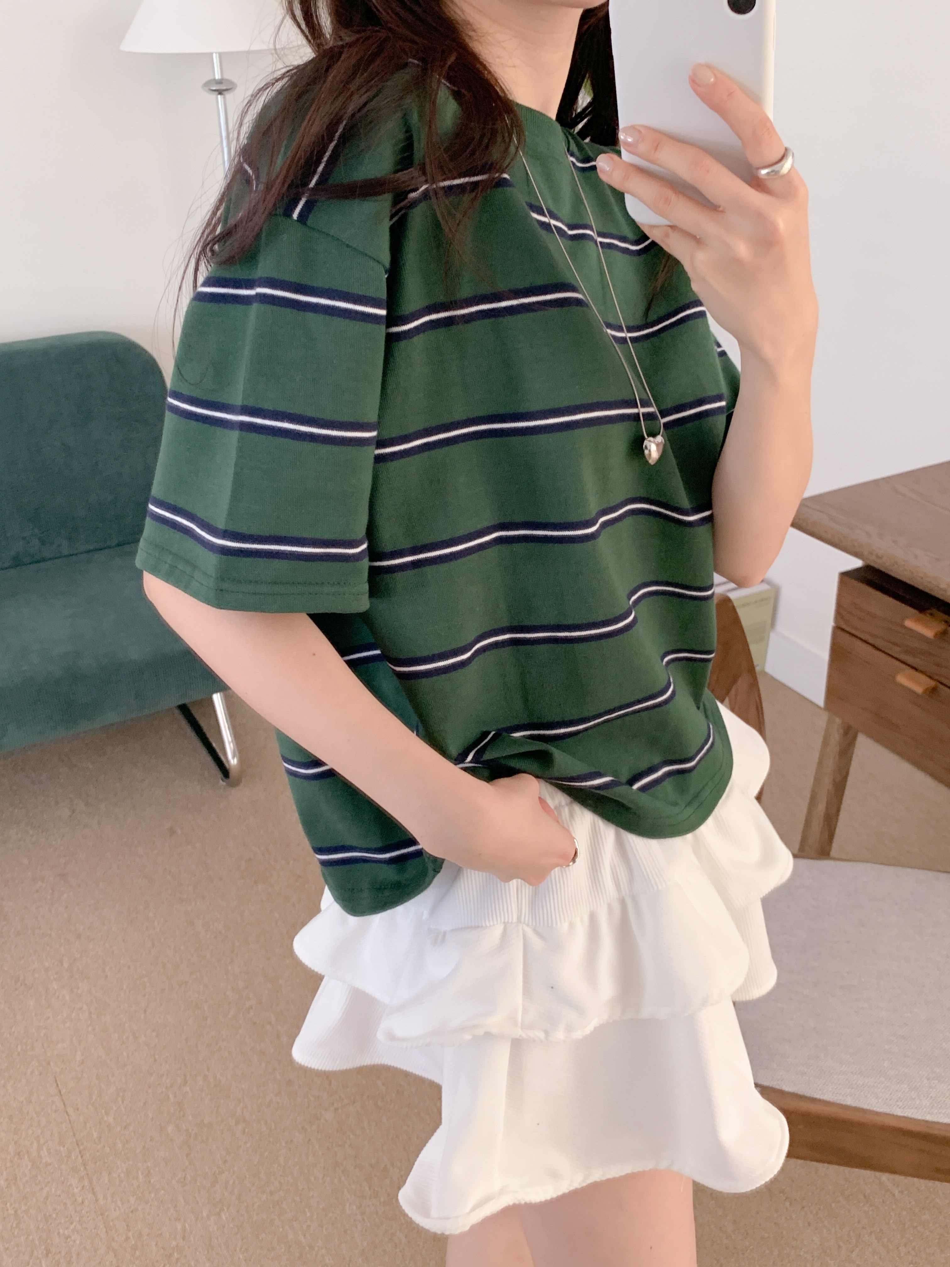 マルチボーダー半袖Tシャツ | 詳細画像3