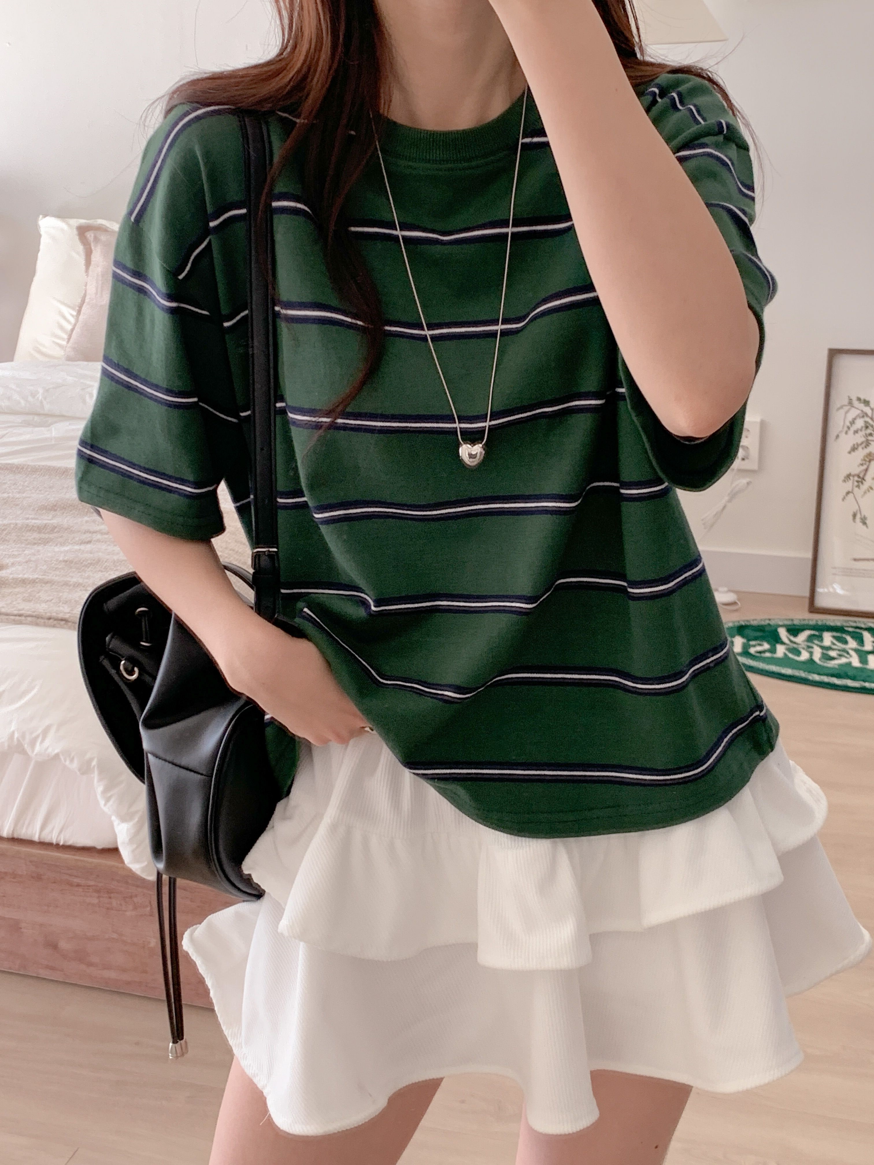 マルチボーダー半袖Tシャツ | 詳細画像8