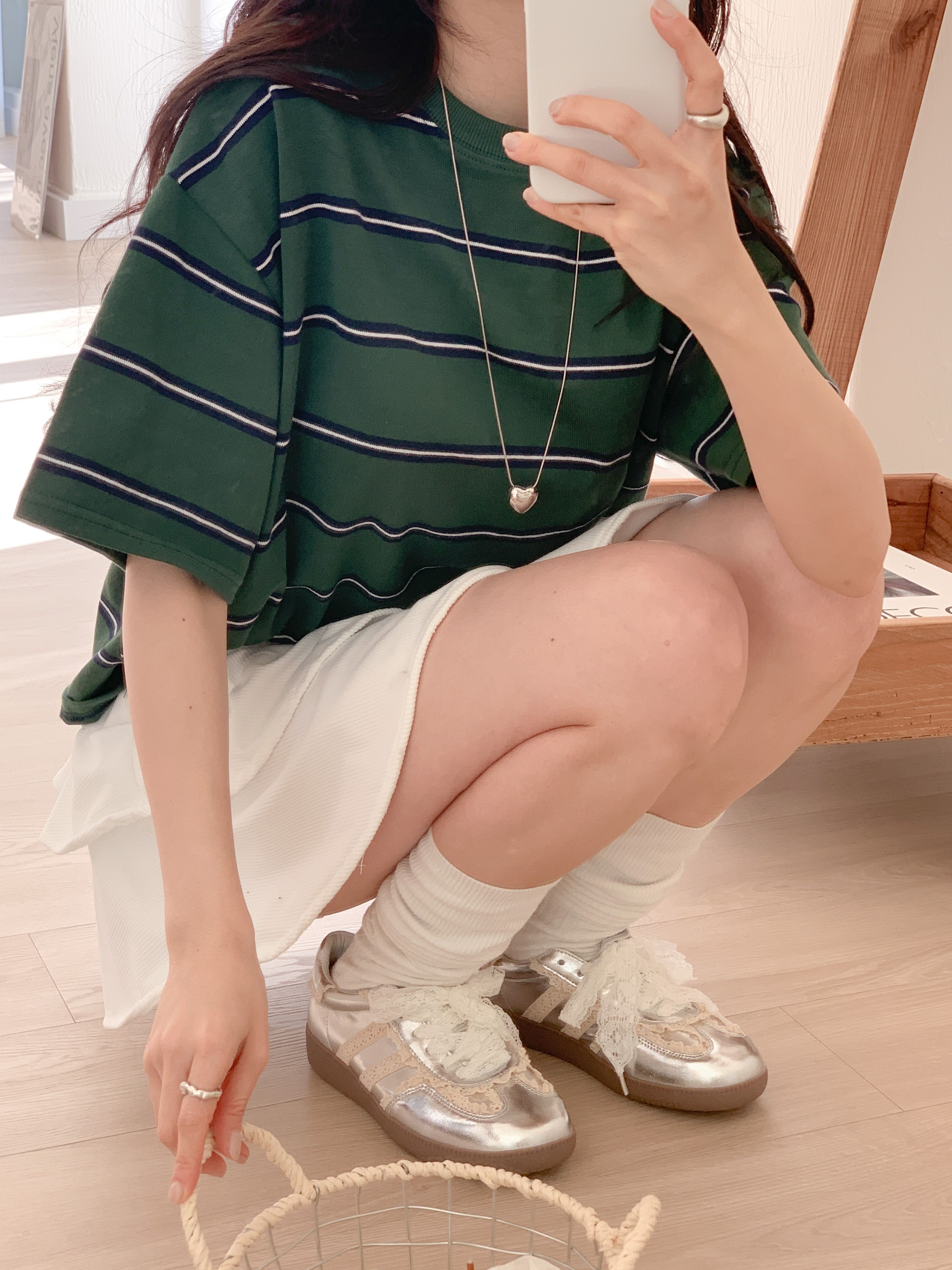マルチボーダー半袖Tシャツ | 詳細画像9