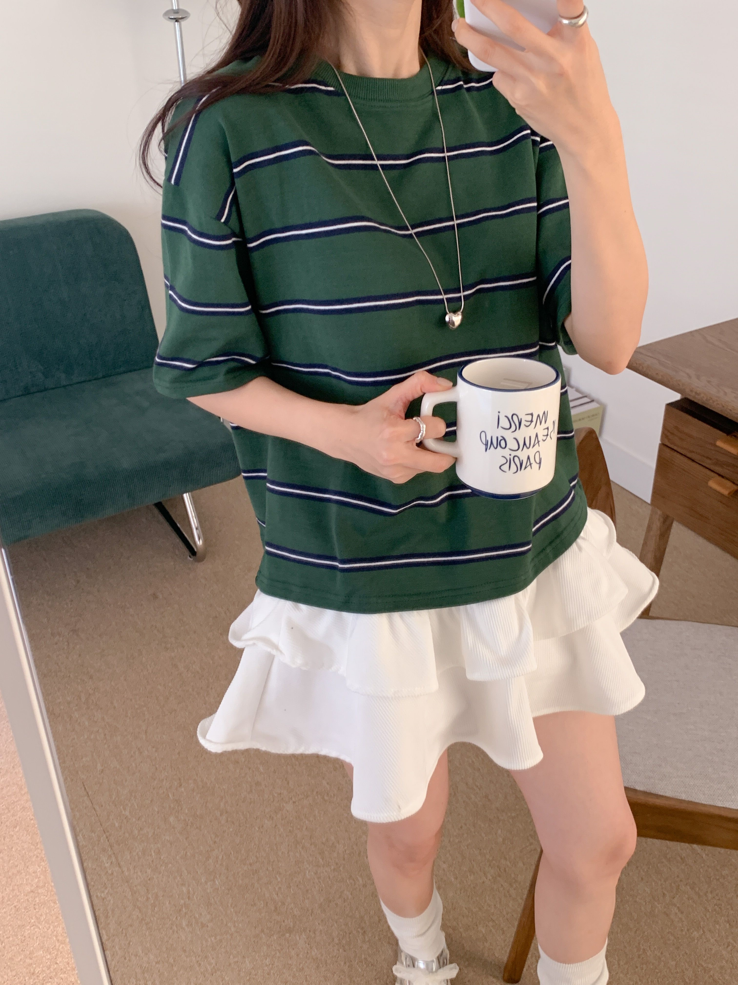 マルチボーダー半袖Tシャツ | 詳細画像12