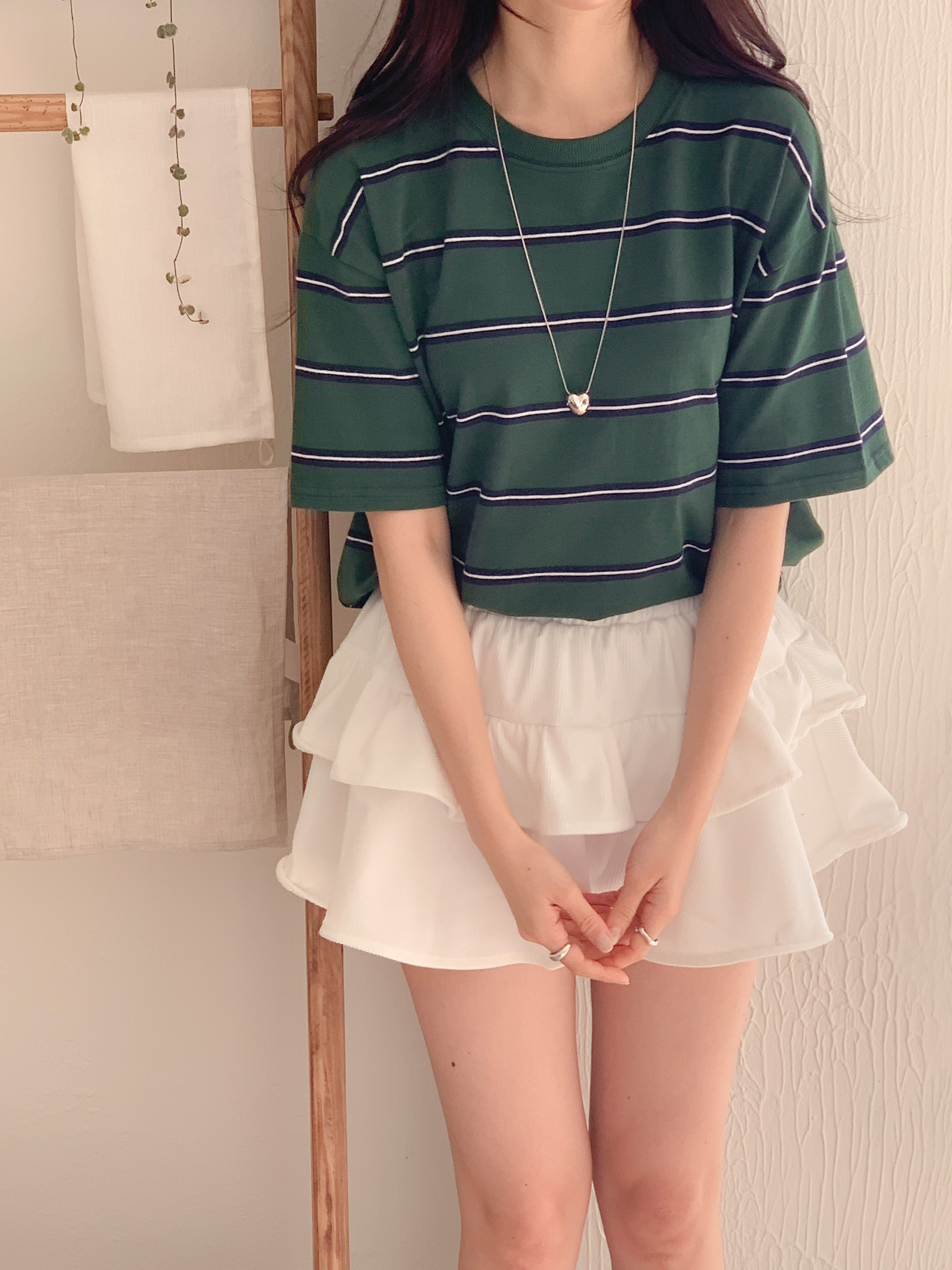 マルチボーダー半袖Tシャツ | 詳細画像14