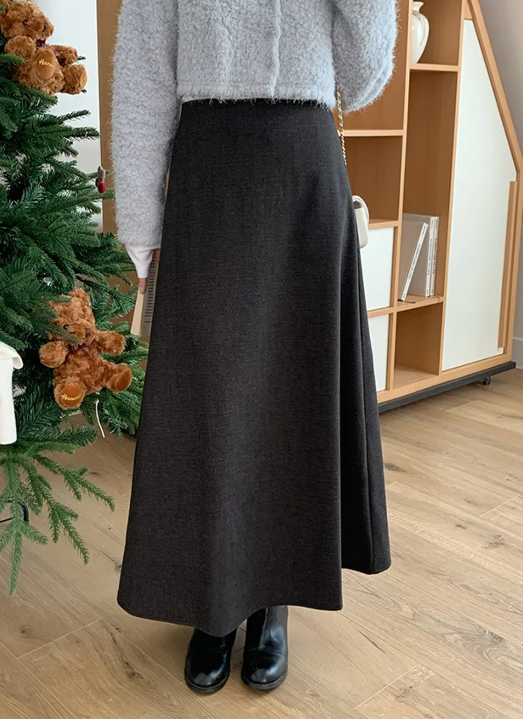 バックゴムロングスカート | VINT THE VIN | 詳細画像1