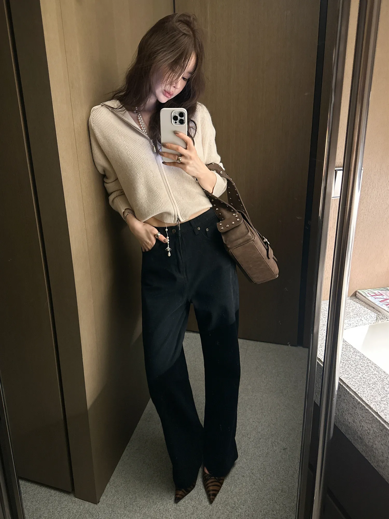 起毛ロングワイドパンツ | partysu | 詳細画像1
