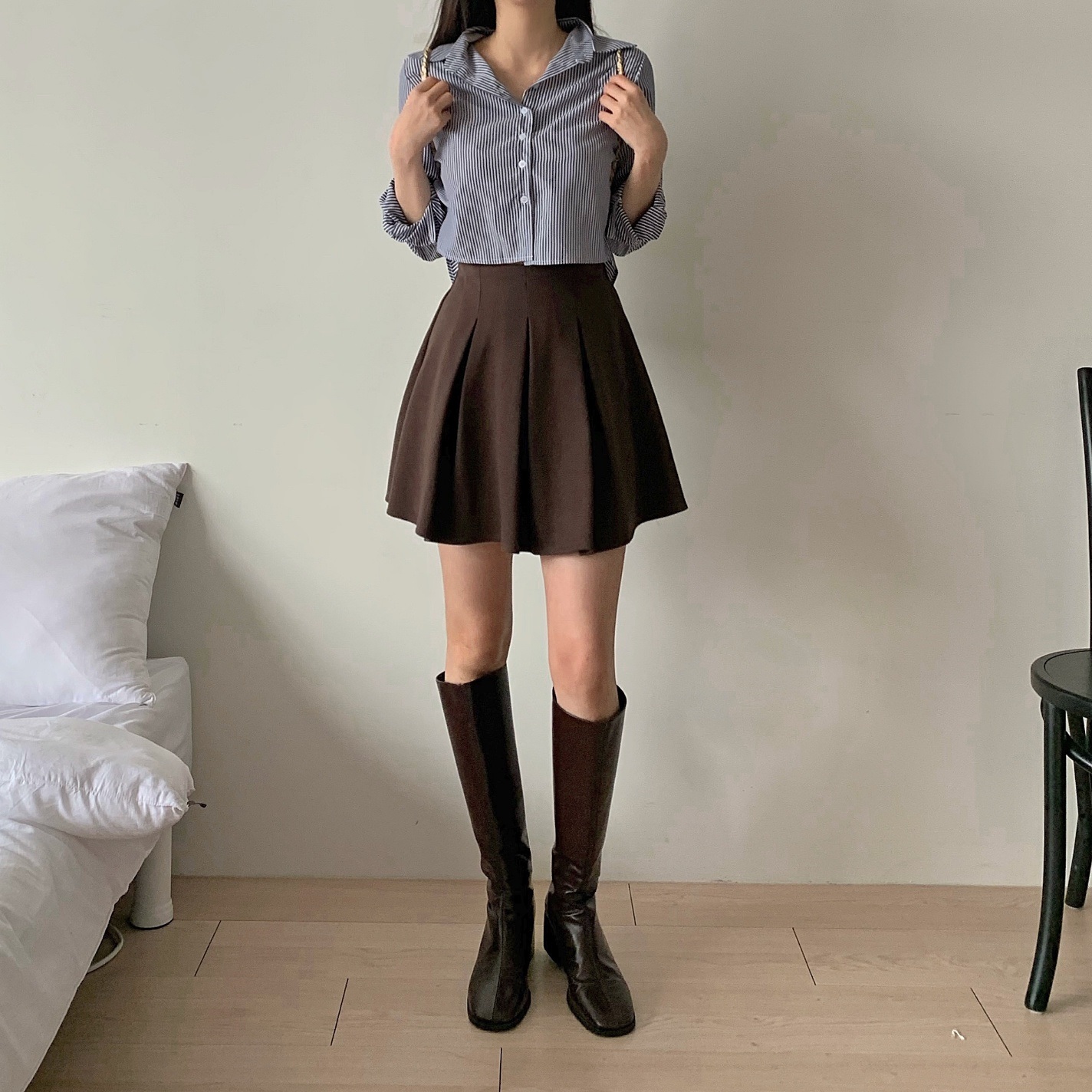 ラインクロップドストライプシャツ | 詳細画像6