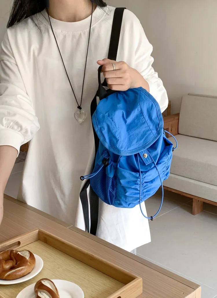 メッシュポケットシャーリングバックパック | whosbag | 詳細画像1