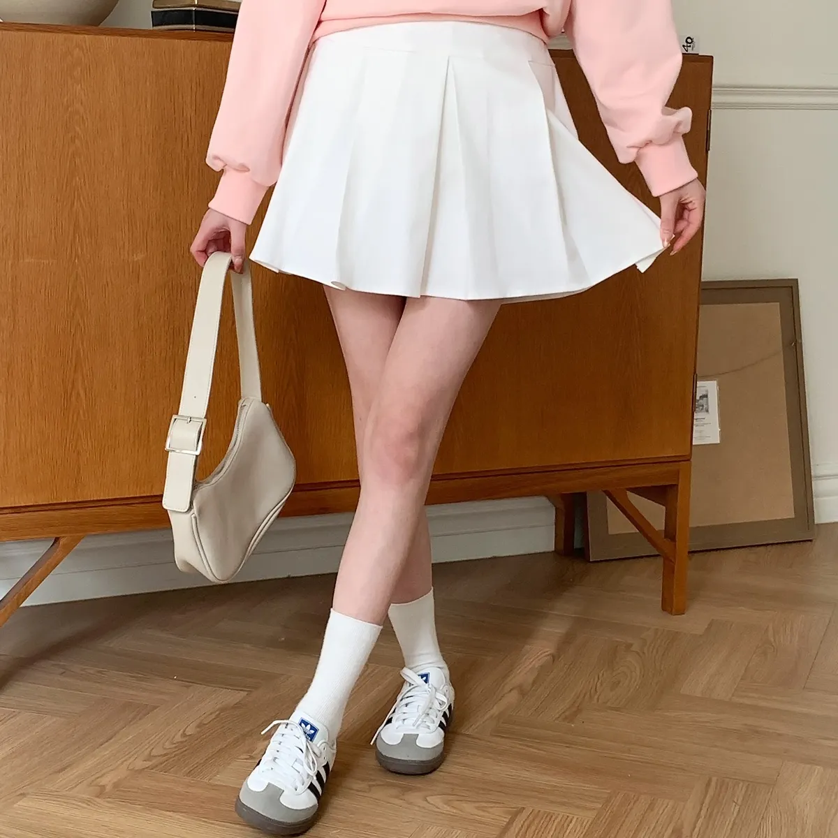 ボックスプリーツスカートショートパンツ | 詳細画像1