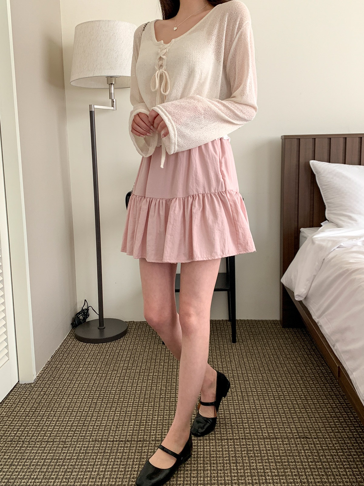 ナイロンフレアスカートショートパンツ | 詳細画像8