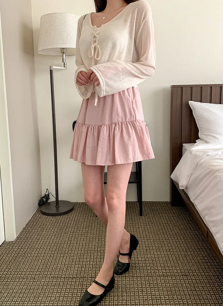 ナイロンフレアスカートショートパンツ | 詳細画像1