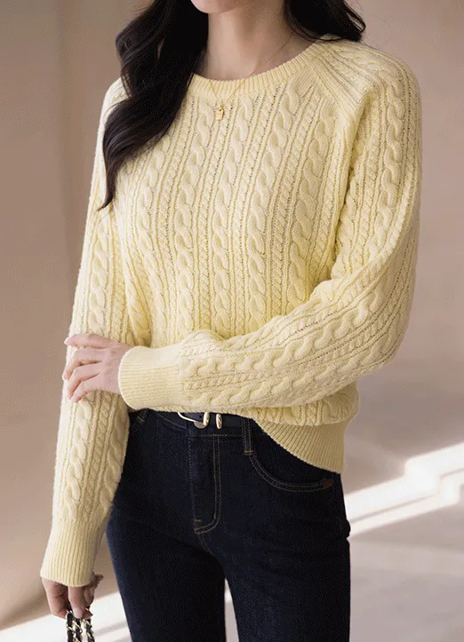 ラグランケーブルニット | styleonme | 詳細画像1