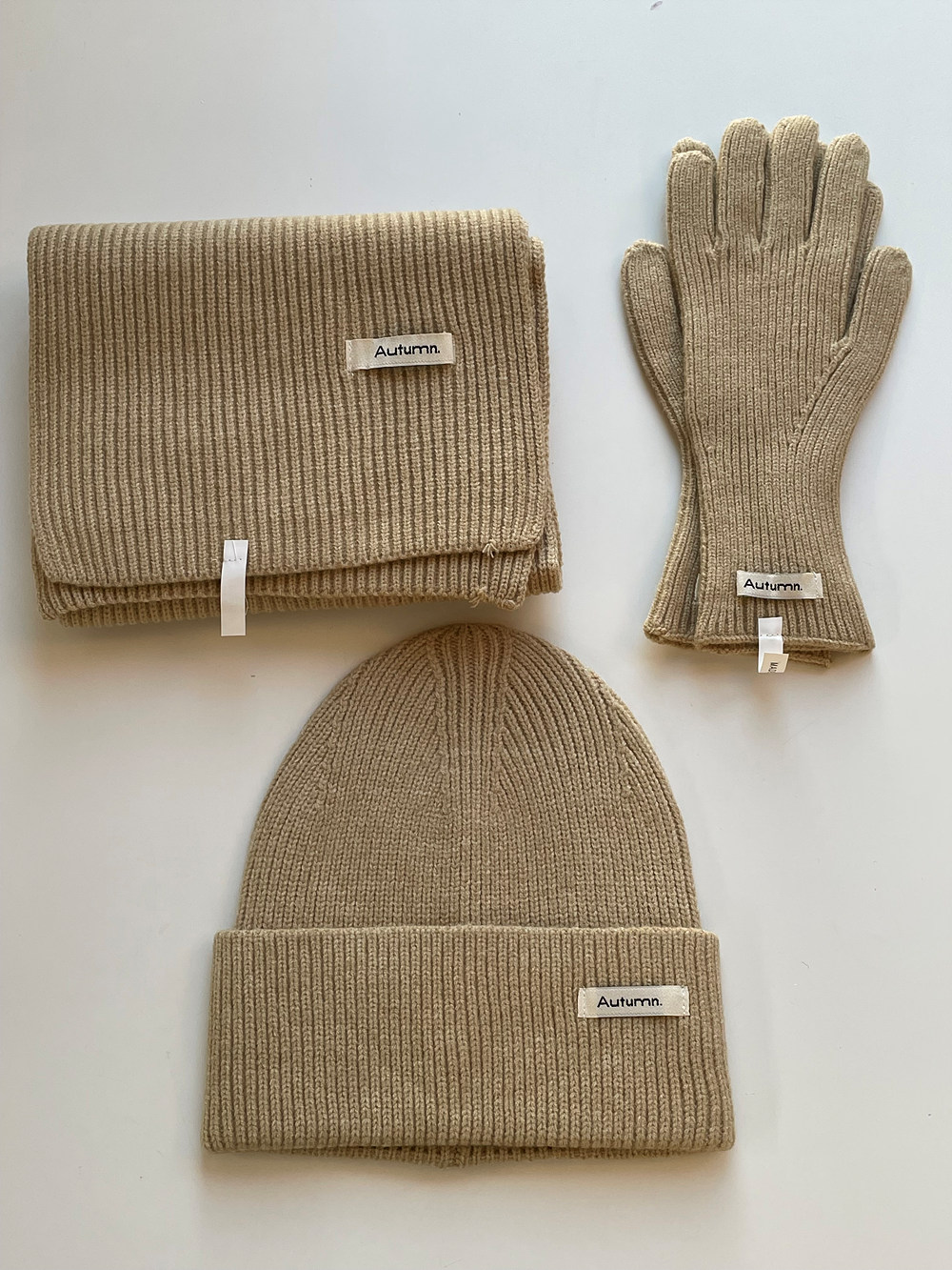*スマホ対応*手袋&ニット帽&マフラー3SET | 詳細画像2