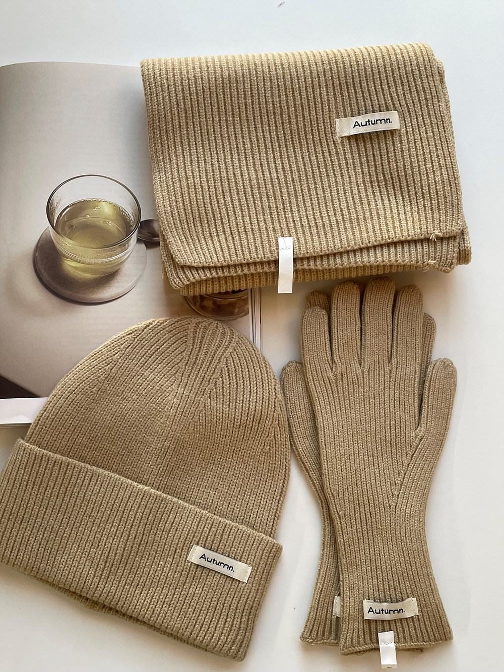 *スマホ対応*手袋&ニット帽&マフラー3SET | 詳細画像5
