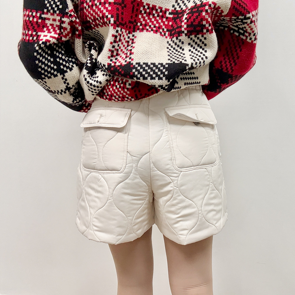 【0 12/21まで】POPPY キルティング ショートパンツ　ホワイト PGキルティングショートパンツ | レディースファッション通販 - DHOLIC
