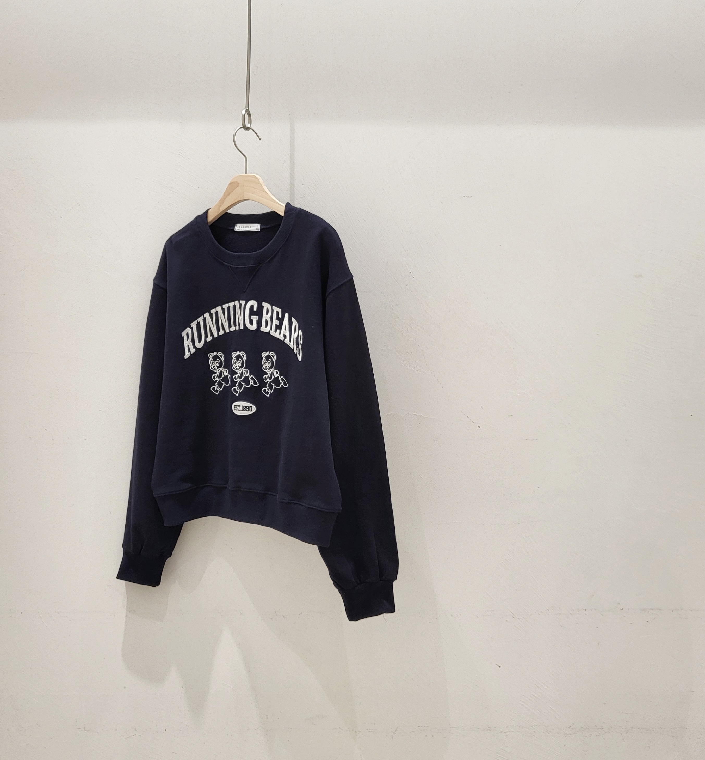 ランニングスリーベア刺繍スウェット | 詳細画像7