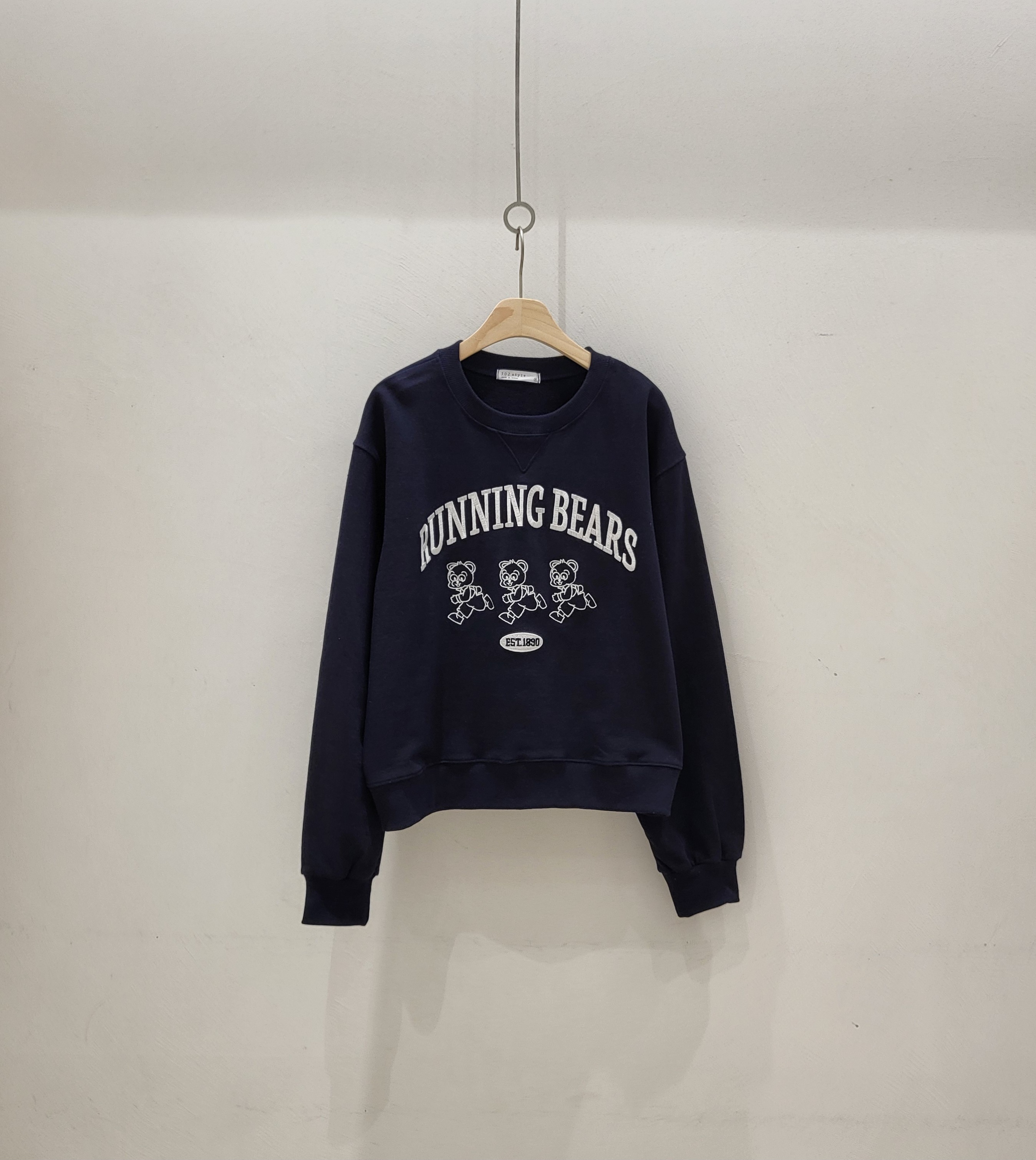 ランニングスリーベア刺繍スウェット | 詳細画像3