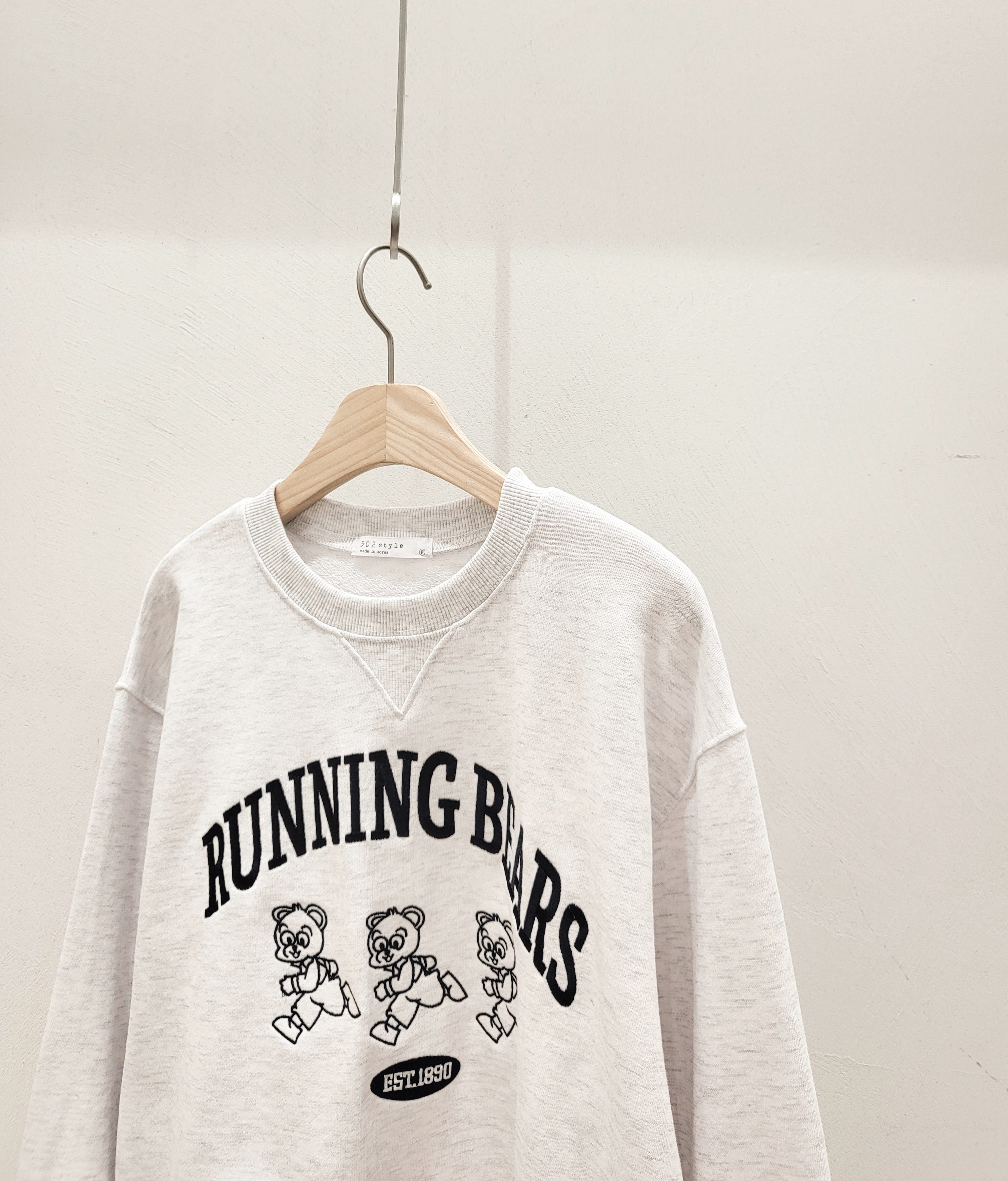 ランニングスリーベア刺繍スウェット | 詳細画像10