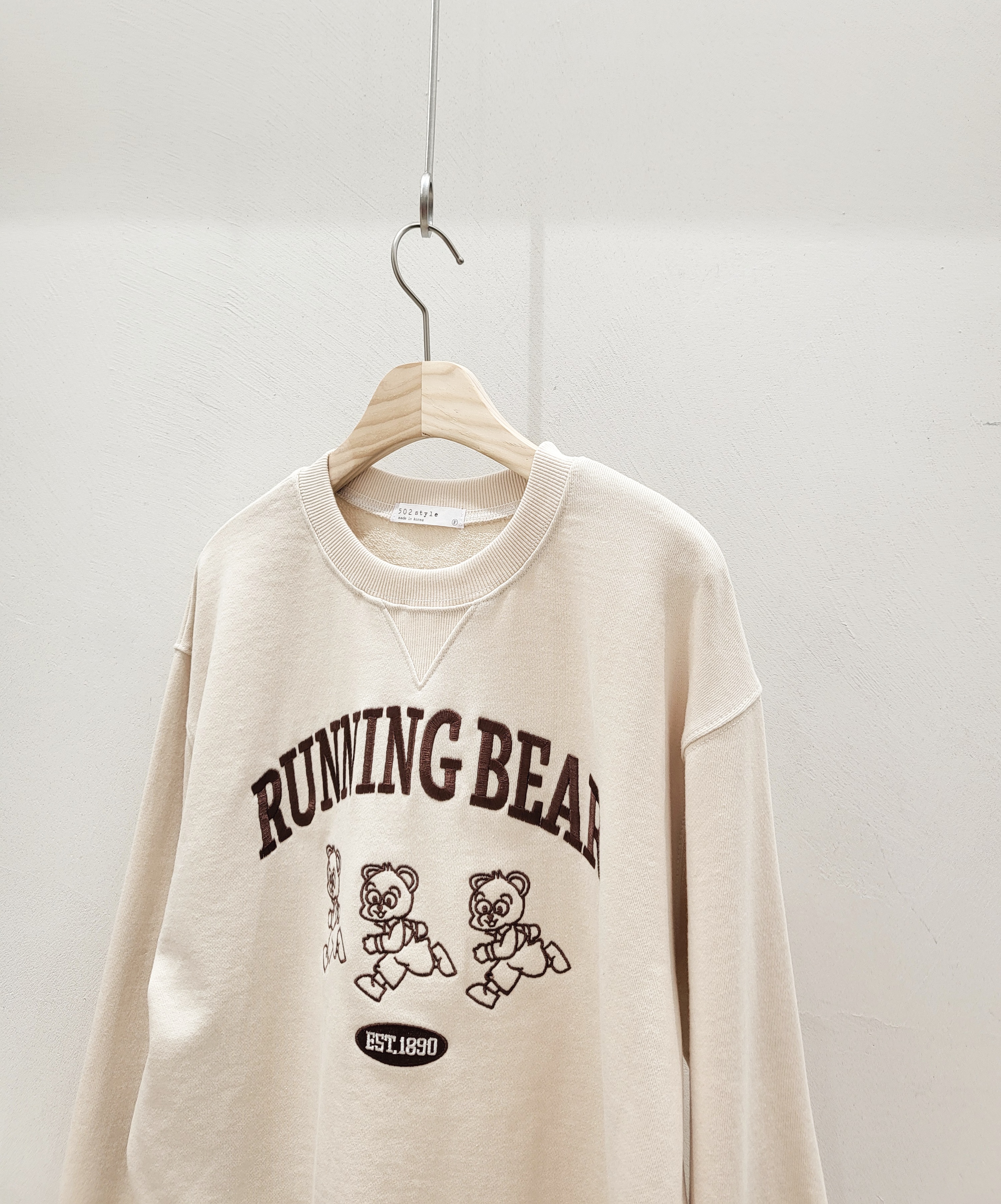 ランニングスリーベア刺繍スウェット | 詳細画像13