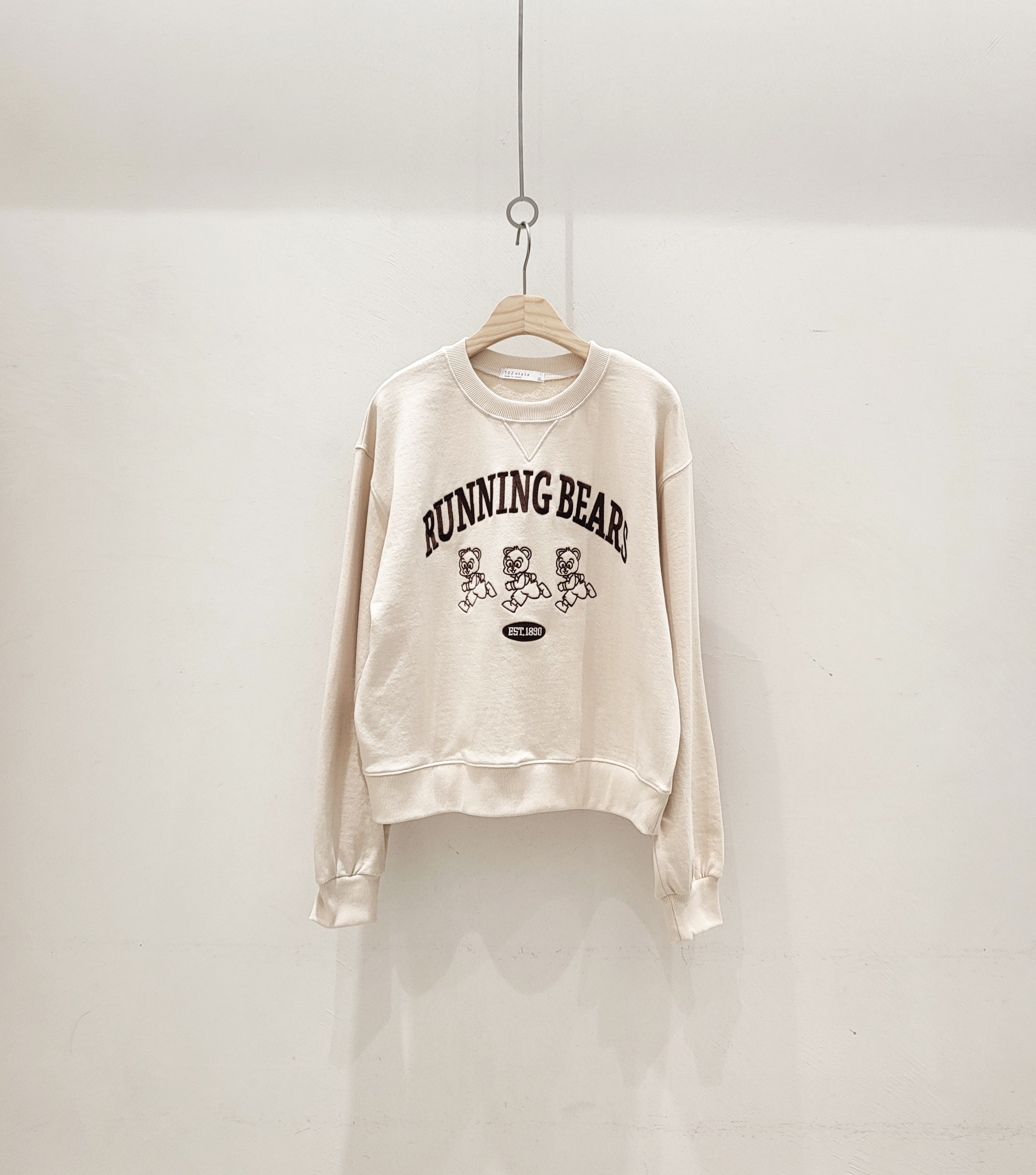 ランニングスリーベア刺繍スウェット | 詳細画像4