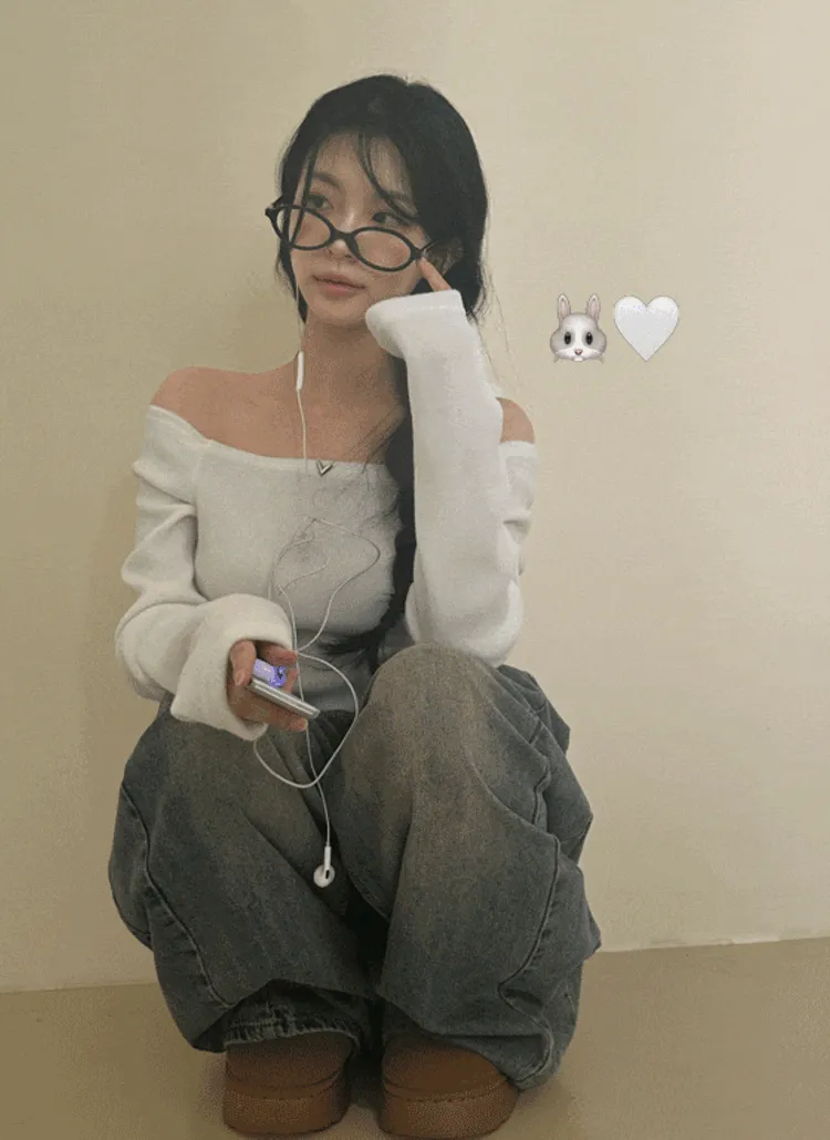 起毛オフショルTシャツ | creamsugar | 詳細画像1