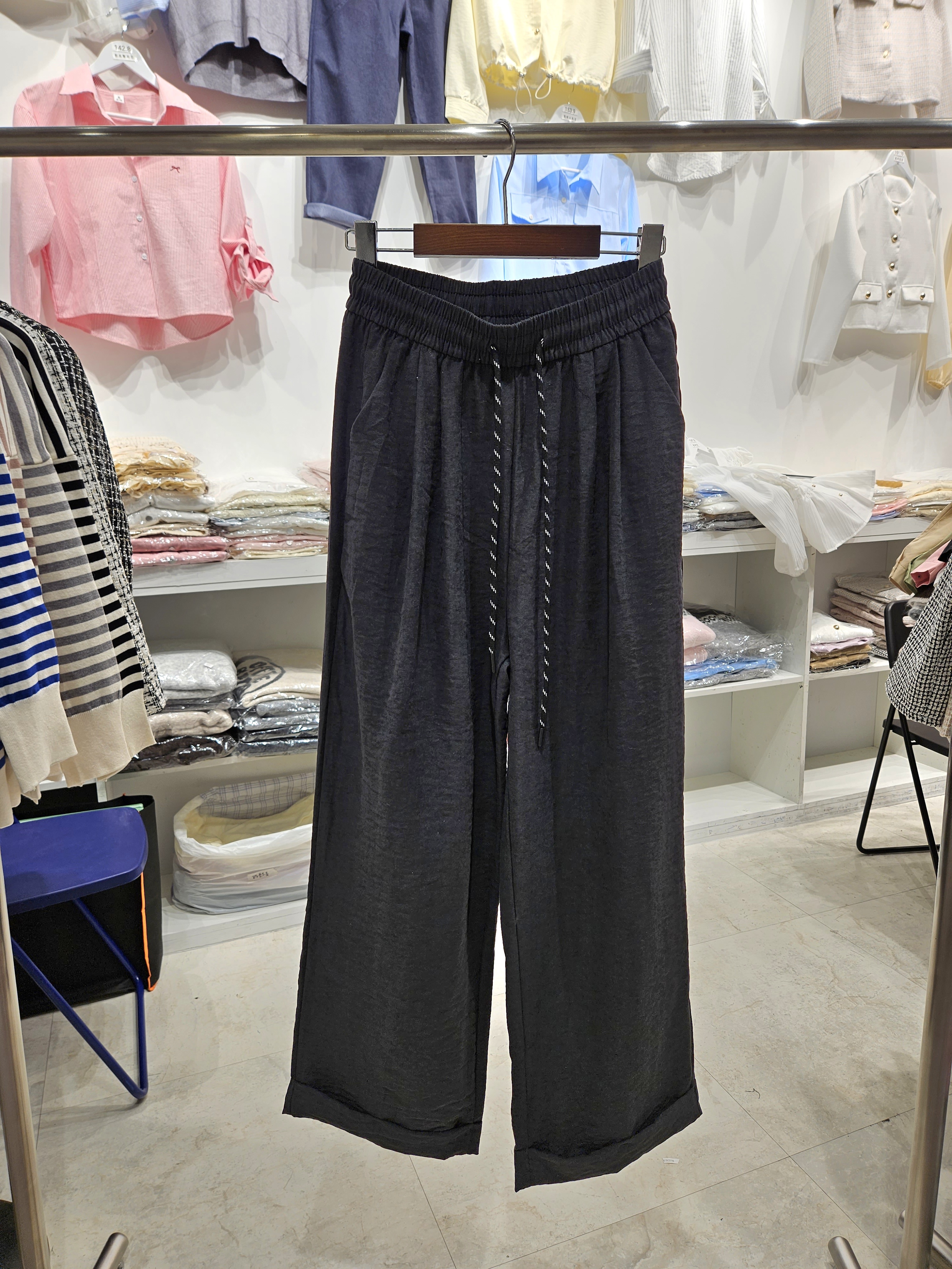 パターンドロストロールアップワイドパンツ | 詳細画像13
