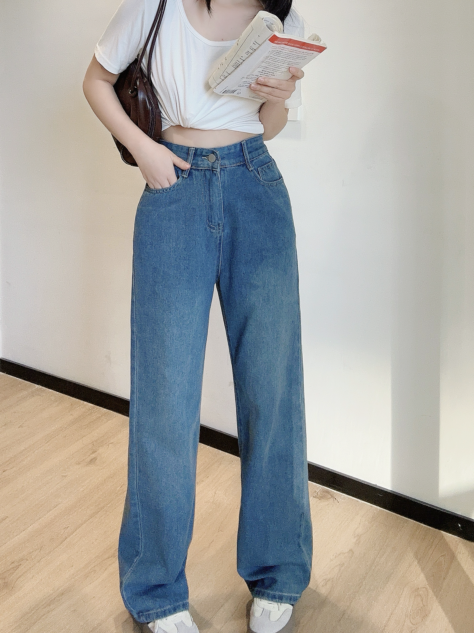ハイウエストストレートデニムパンツ | 詳細画像4