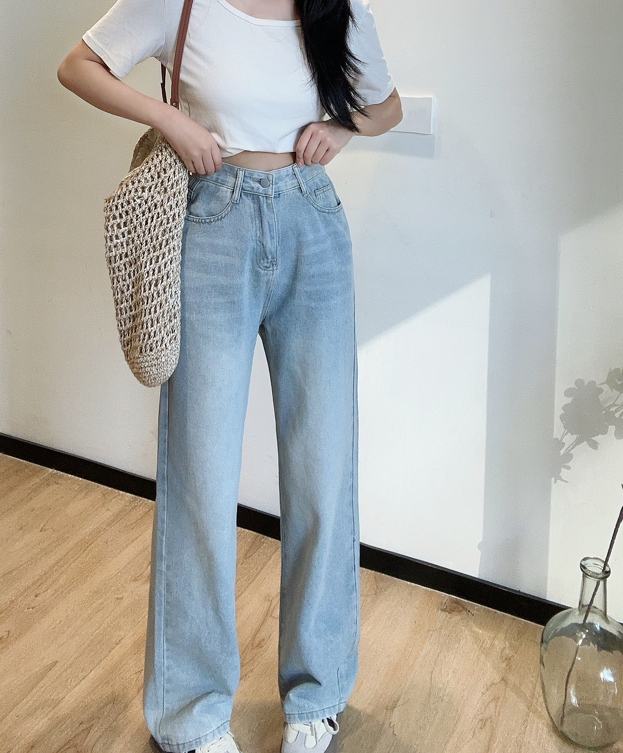 ハイウエストストレートデニムパンツ | 詳細画像6