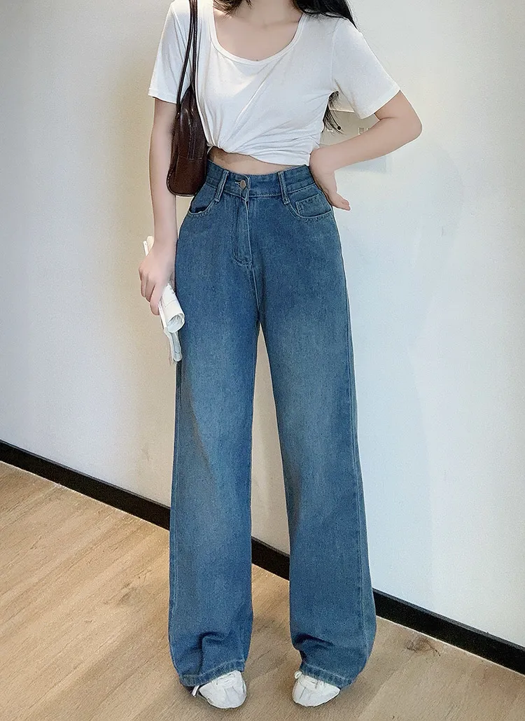ハイウエストストレートデニムパンツ | 詳細画像1