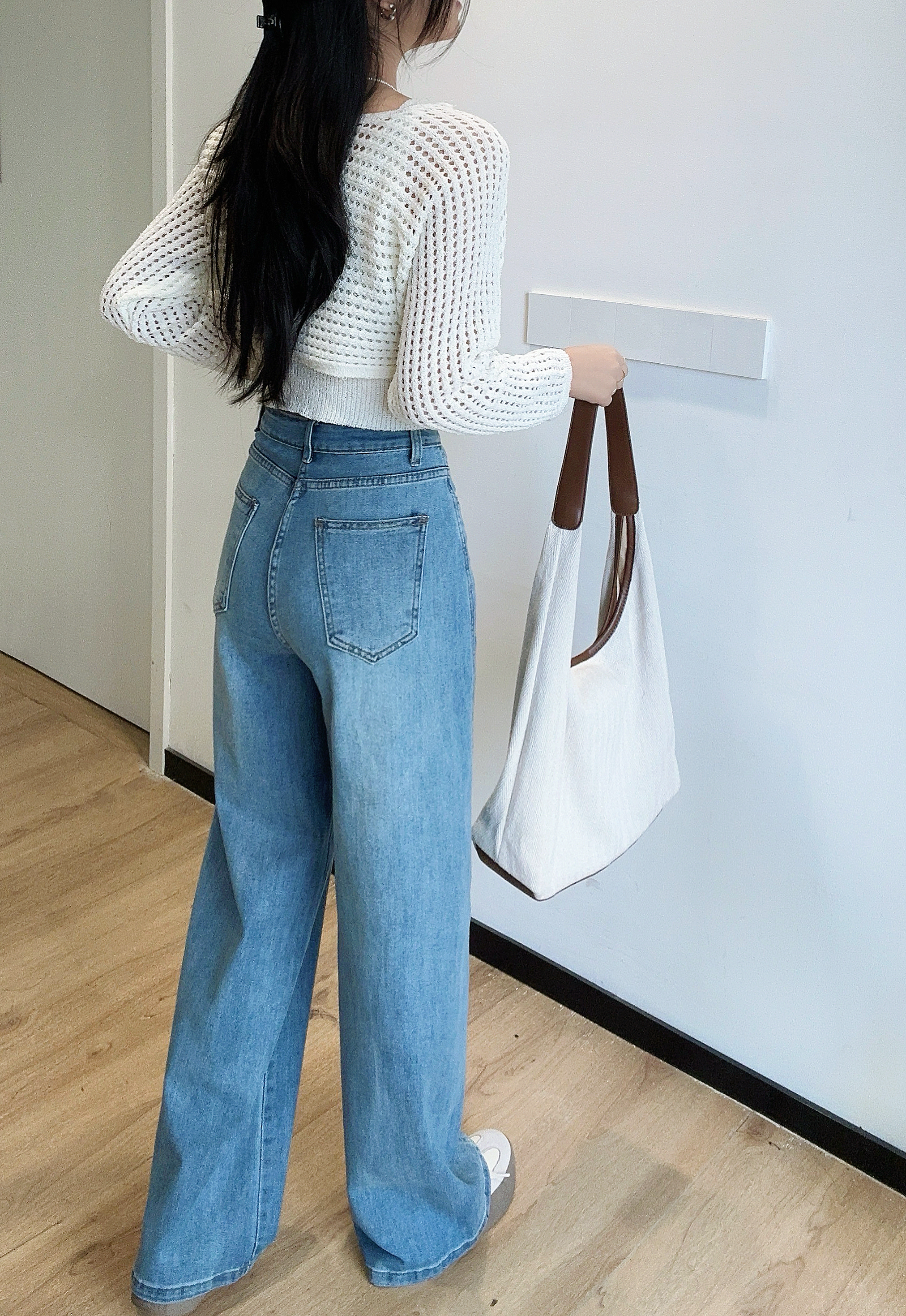 サイドステッチワイドデニムパンツ | 詳細画像6