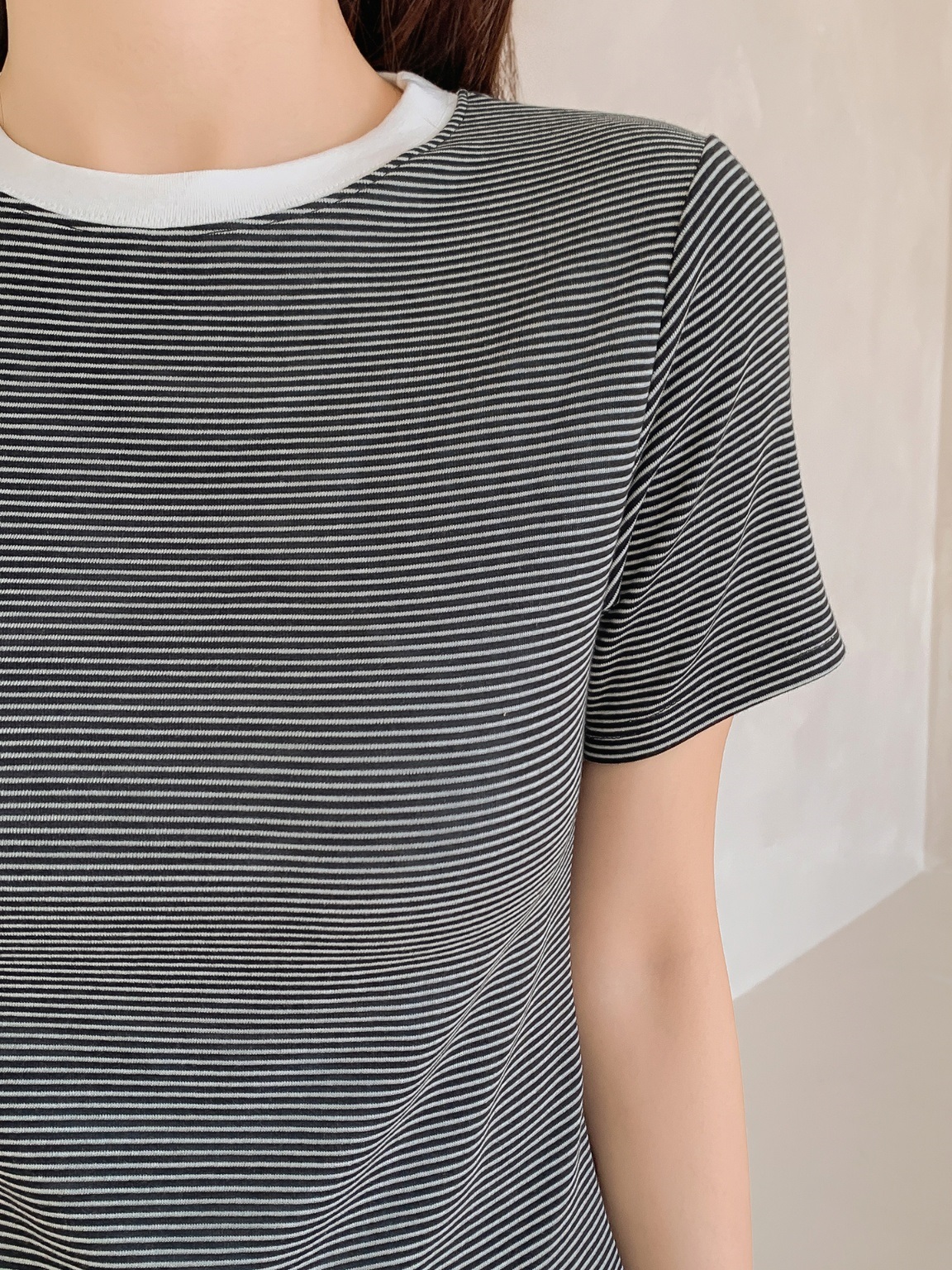配色ボーダー半袖Tシャツ | 詳細画像11