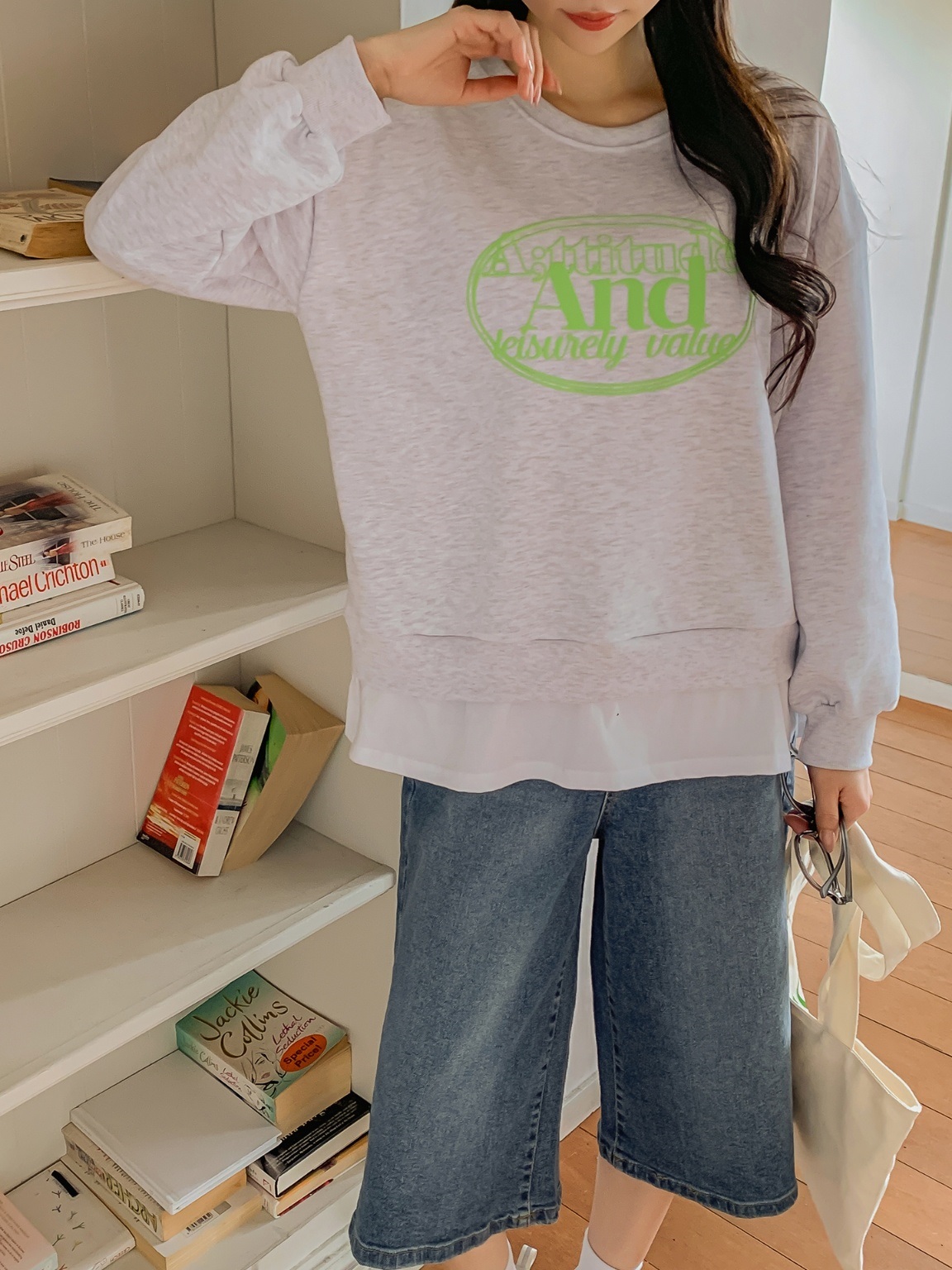 And刺繍オーバルロゴスウェット | 詳細画像3