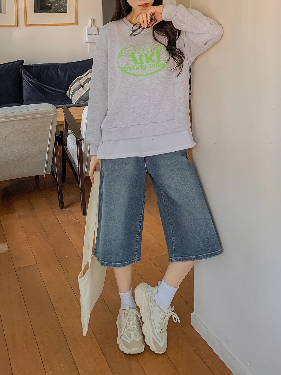 And刺繍オーバルロゴスウェット | 詳細画像6