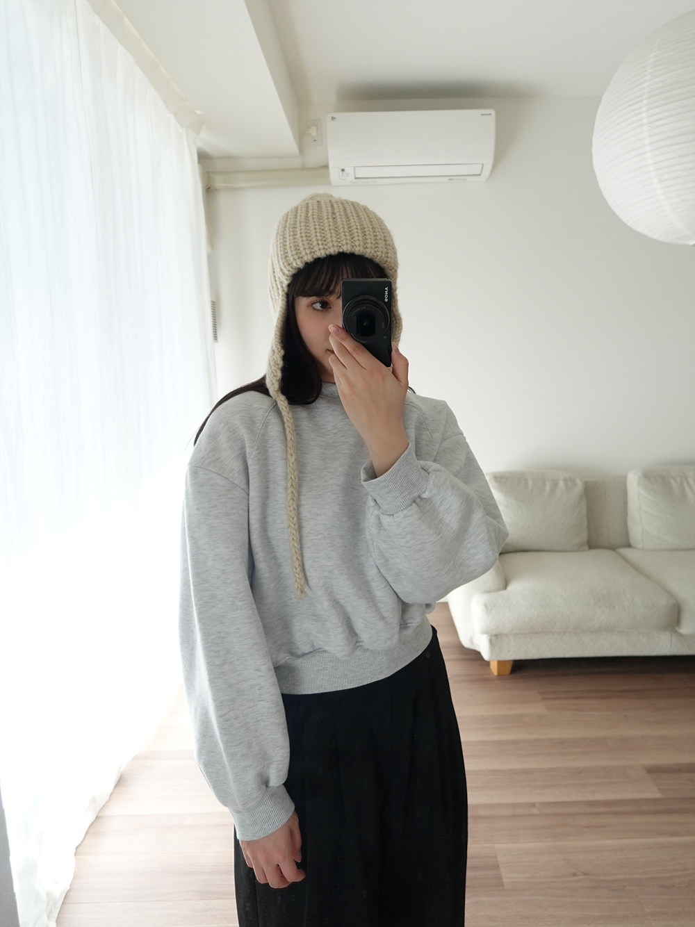 ウール混フライトニット帽 | 詳細画像6