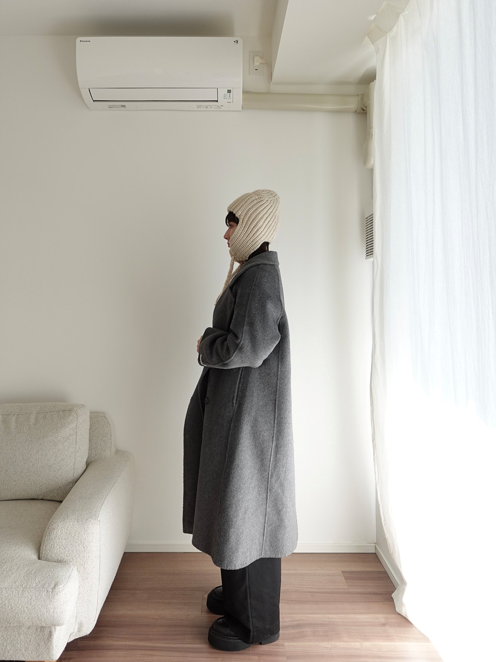 ウール混フライトニット帽 | 詳細画像9