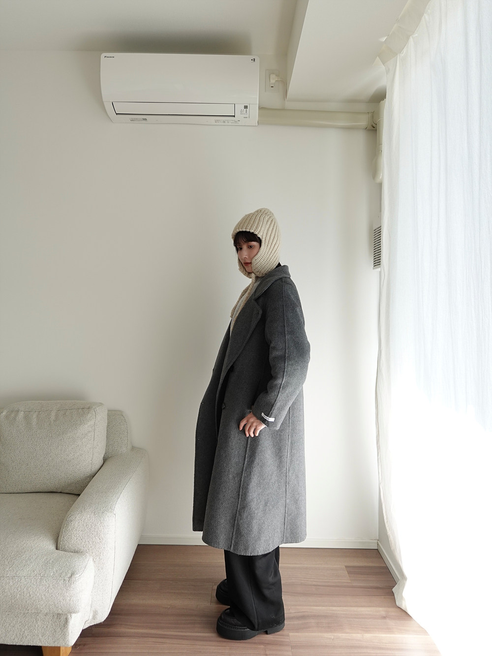 ウール混フライトニット帽 | 詳細画像12