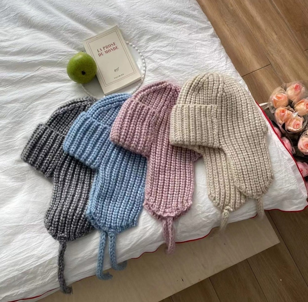 ウール混フライトニット帽 | 詳細画像13