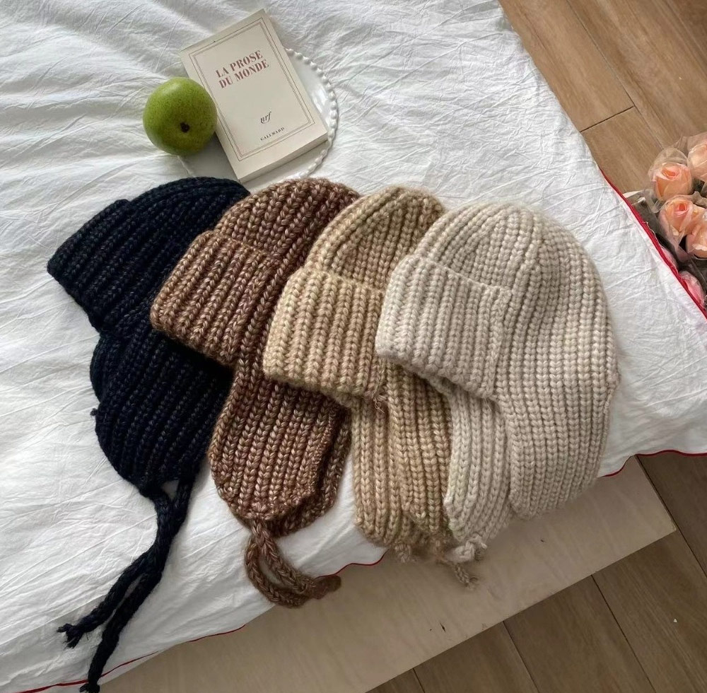 ウール混フライトニット帽 | 詳細画像14