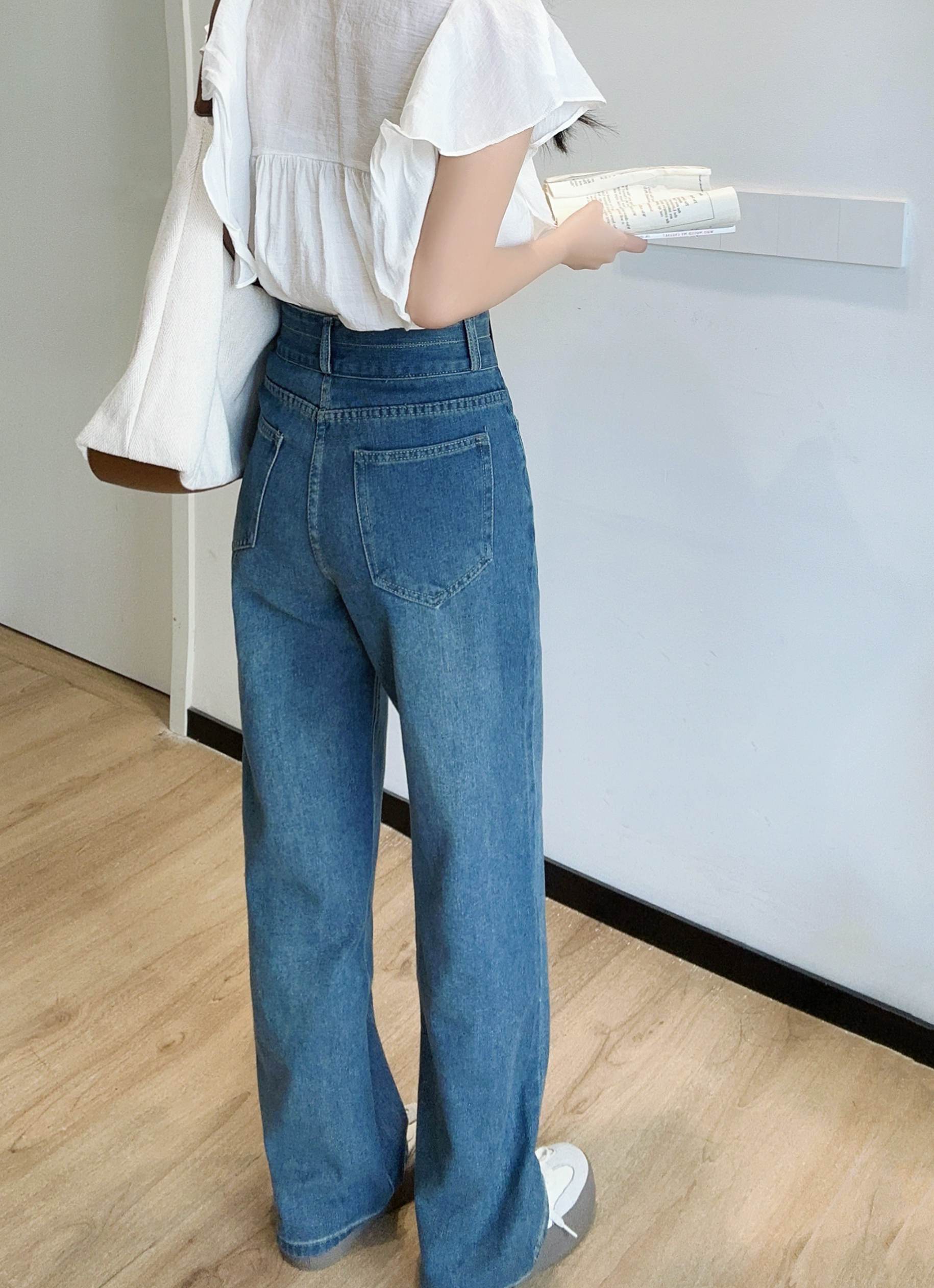 ツーボタンストレートデニムパンツ | 詳細画像8