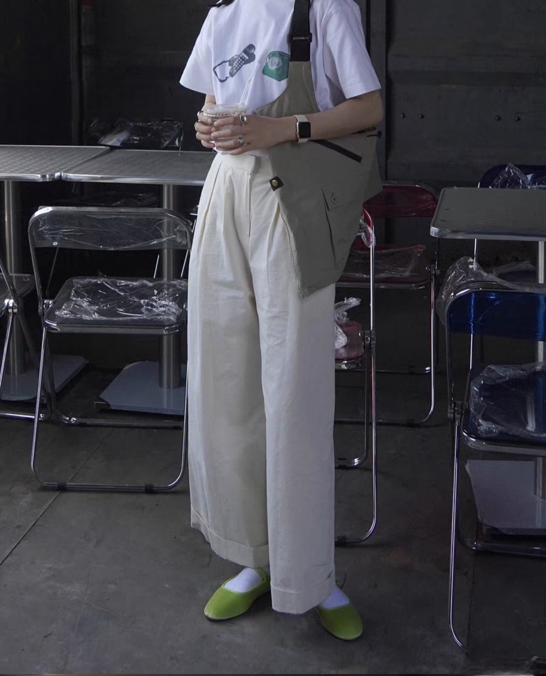 タックロールアップワイドパンツ | 詳細画像13
